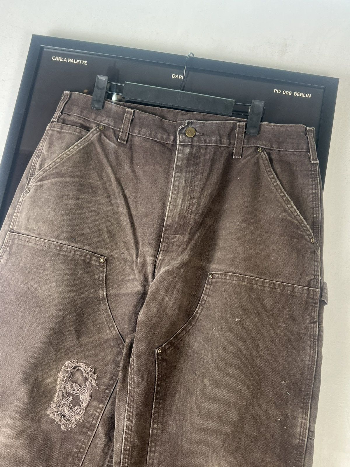 Carhartt Rare sunfade vintage carhartt double knee Size US 34 / EU 50 - 2 Thumbnail