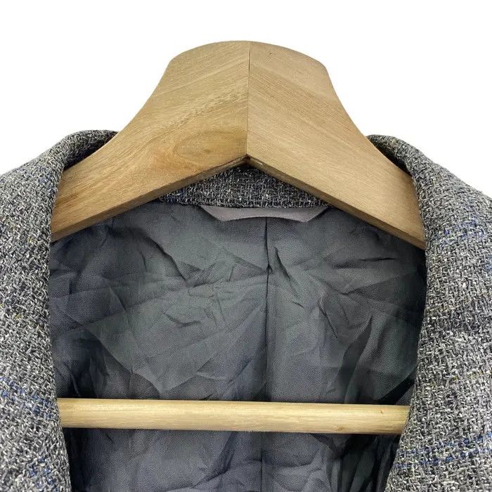 Balenciaga Vtg 90’ BALENCIAGA PARIS Nova Checks 2 Button Blazer Size 46S - 3 Thumbnail