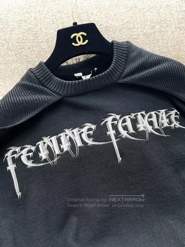 Balenciaga Balenciaga Black 34 Size Sanskrit Logo Long Sleeve Hoodie Size XXS / US 00 / IT 34 - 3 Thumbnail
