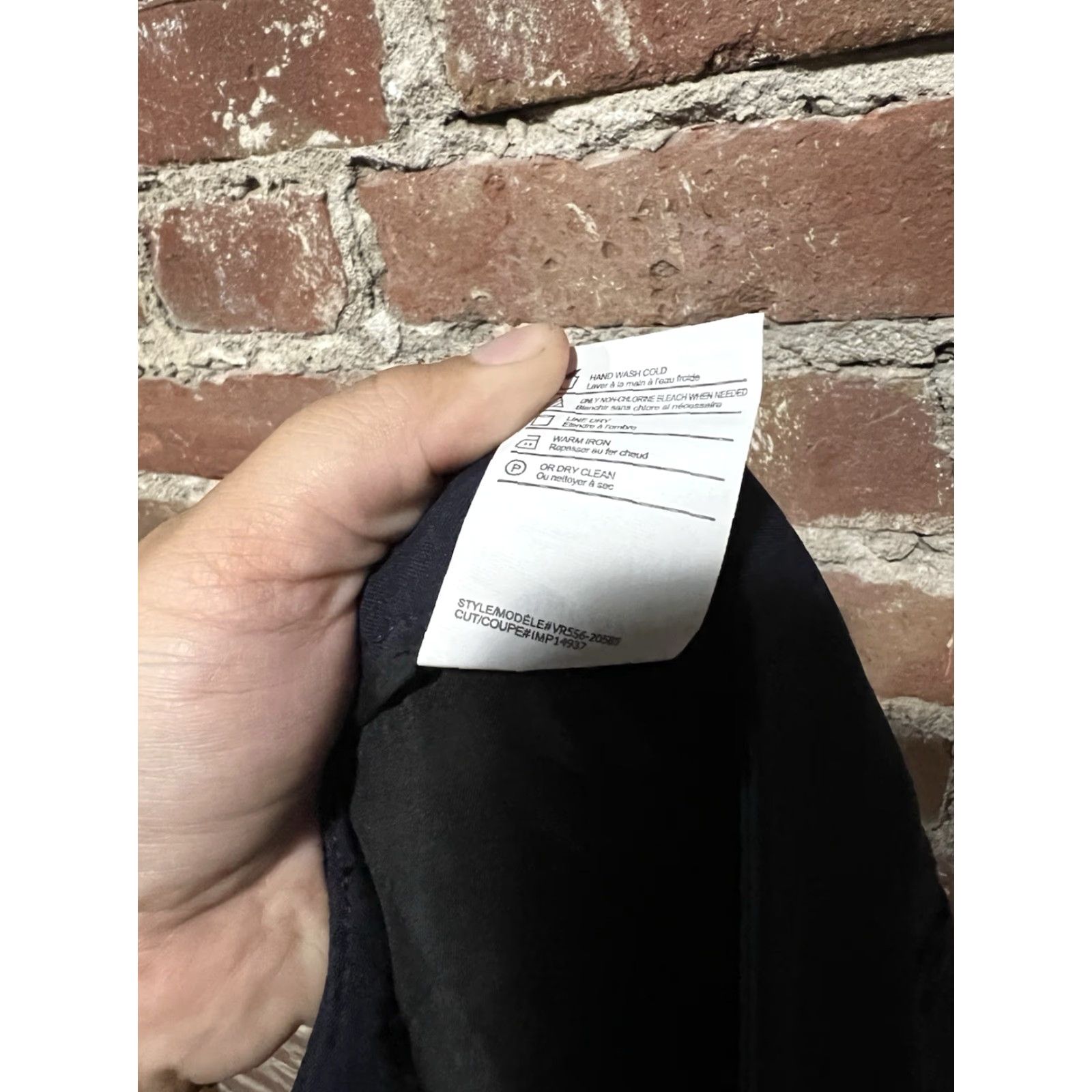 Vince Vince Womens Wool Straight Leg Trouser Pants Navy Size 6 Size 28" / US 6 / IT 42 - 6 Thumbnail