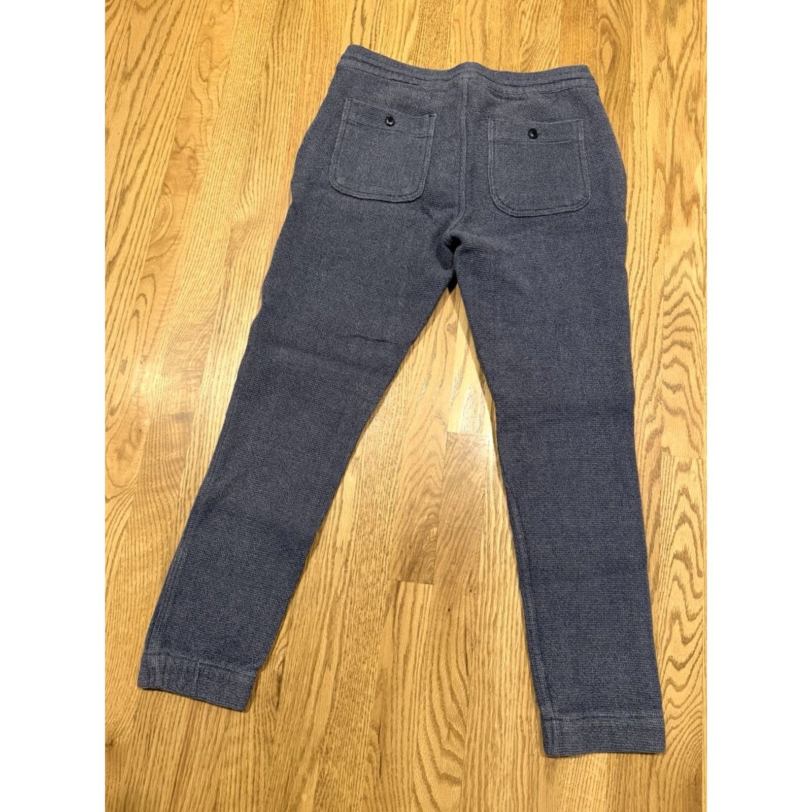 Taylor Stitch Taylor Stitch Pants Jogger Organic Cotton Waffle Knit Blue Size S Regular Men City Size US 29 - 3 Thumbnail