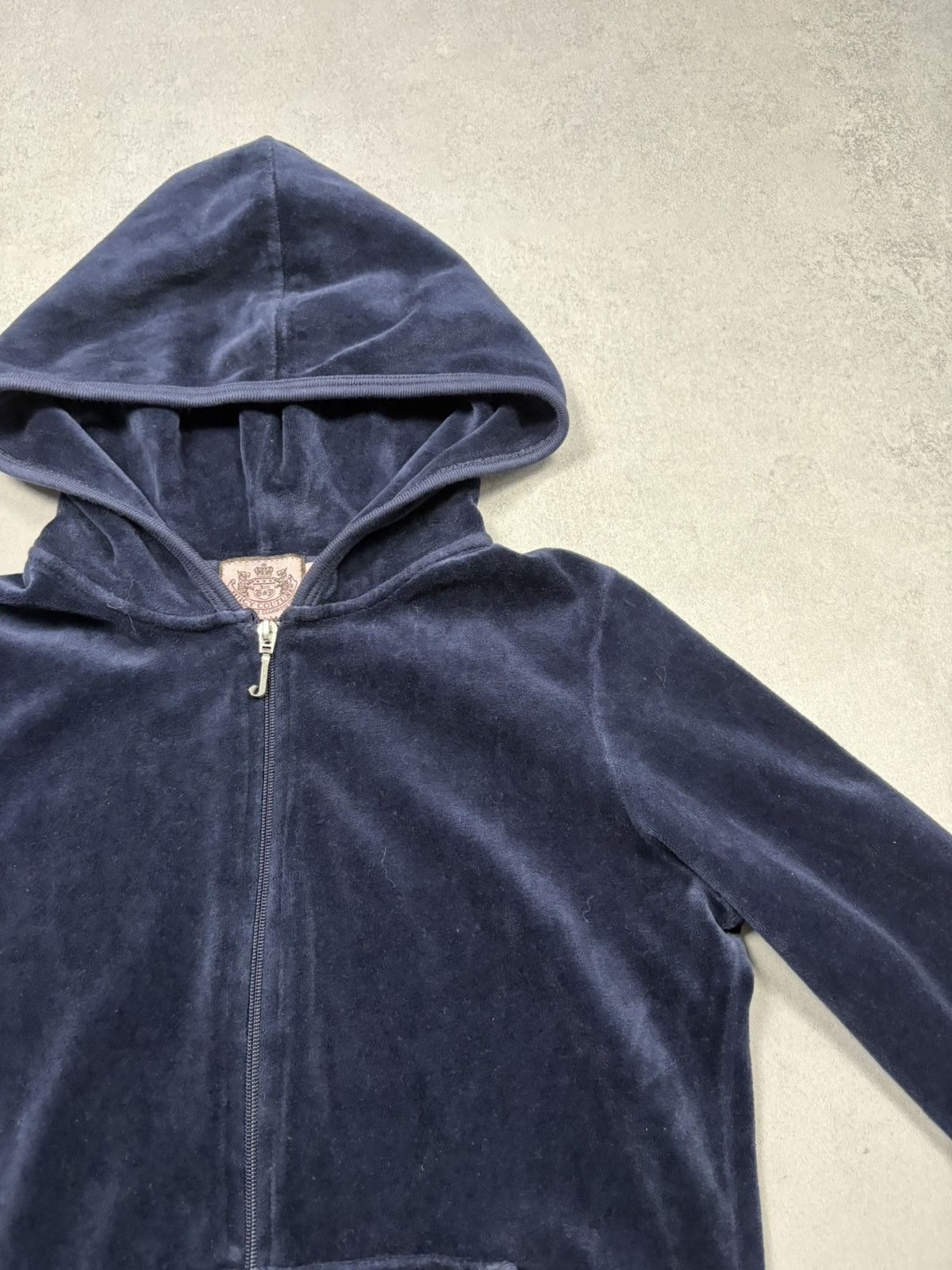 Juicy Couture Vintage 00s Juicy Couture Velour Zip Hoodie Rhinestone Tree Size M / US 6-8 / IT 42-44 - 10 Thumbnail