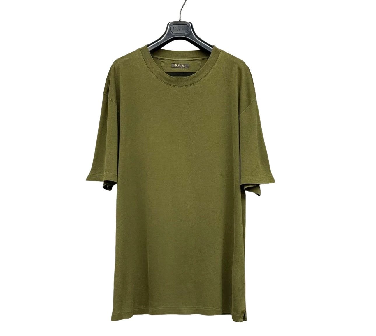 Loro Piana Loro Piana Logo Embroidered Cotton T-Shirt XXL Size US XXL / EU 58 / 5 - 1 Thumbnail