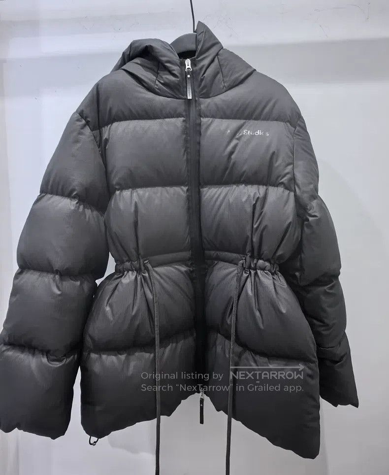 Acne Studios Acne Studios Black down jacket, fabric 100% polyester, fil Size 4XL / US 24-26 - 1 Thumbnail