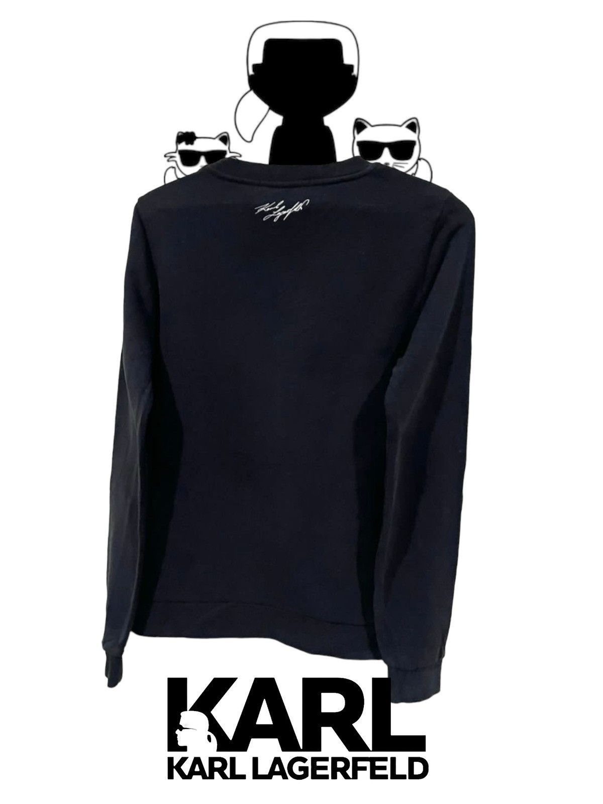 CAT'S PAW × Karl Lagerfeld Karl Lagerfeld Minimalist Jumper Sweater Size US XS / EU 42 / 0 - 5 Thumbnail