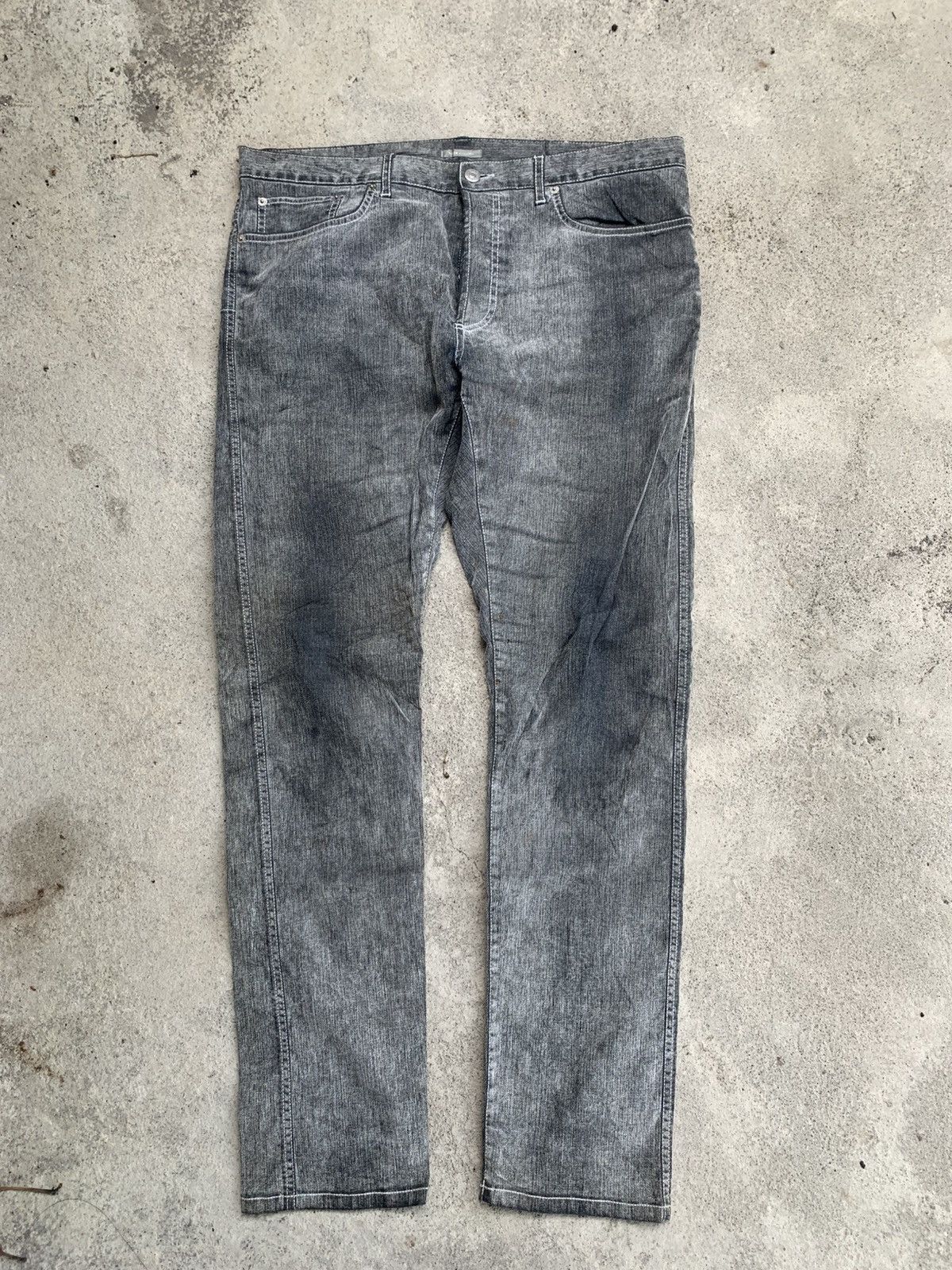 Dior Dior slim 17 regular washed denim pants Size US 29 - 1 Thumbnail