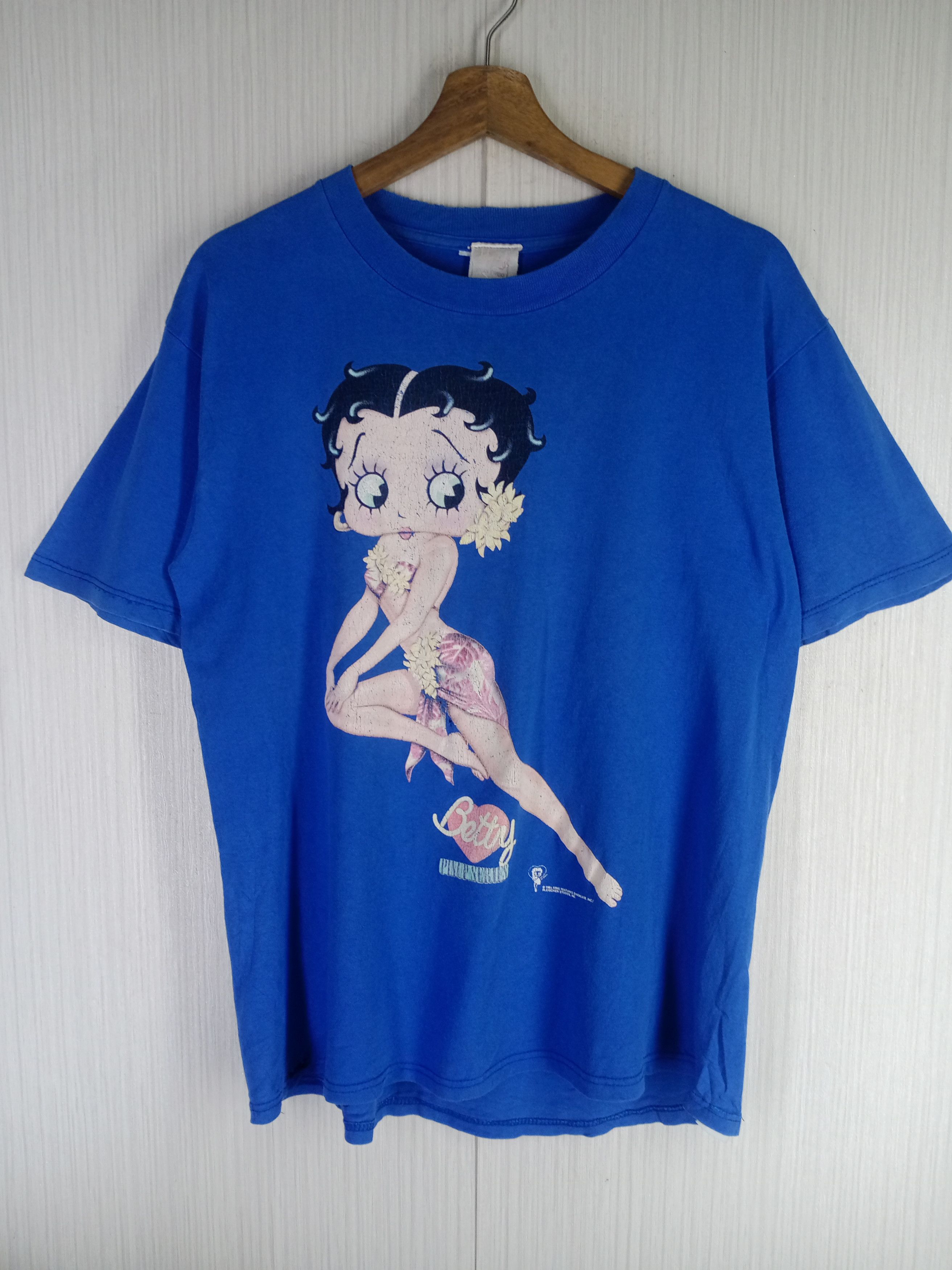Cartoon Network Rare Vintage 90s Betty Boop Distressed Tshirt Size US L / EU 52-54 / 3 - 1 Thumbnail