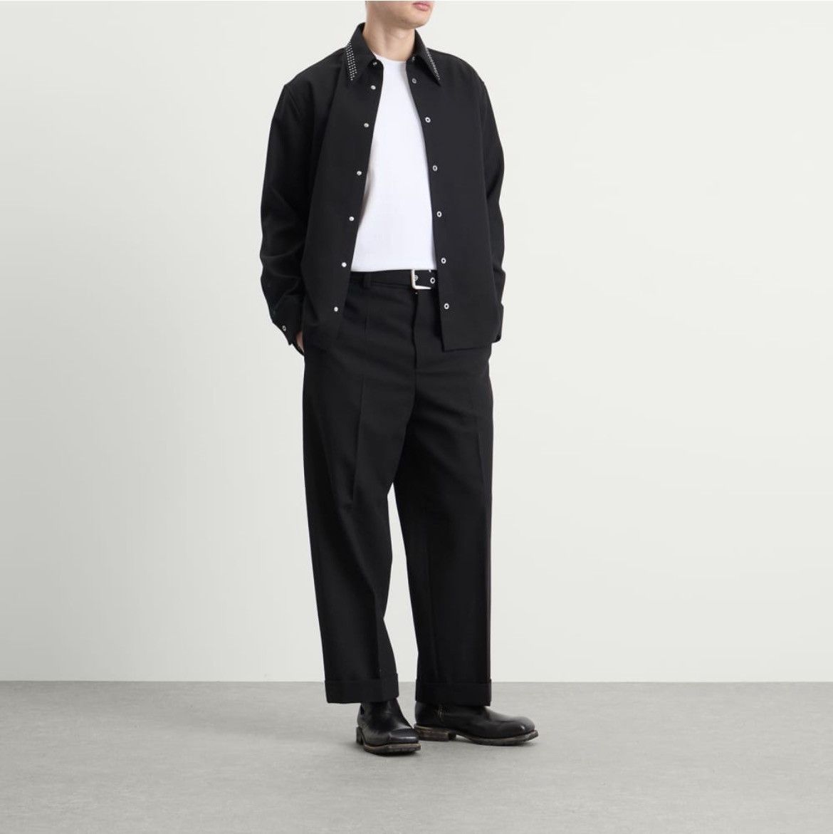Jil Sander Jil Sander belted cropped trousers 46 Size US 30 / EU 46 - 1 Thumbnail