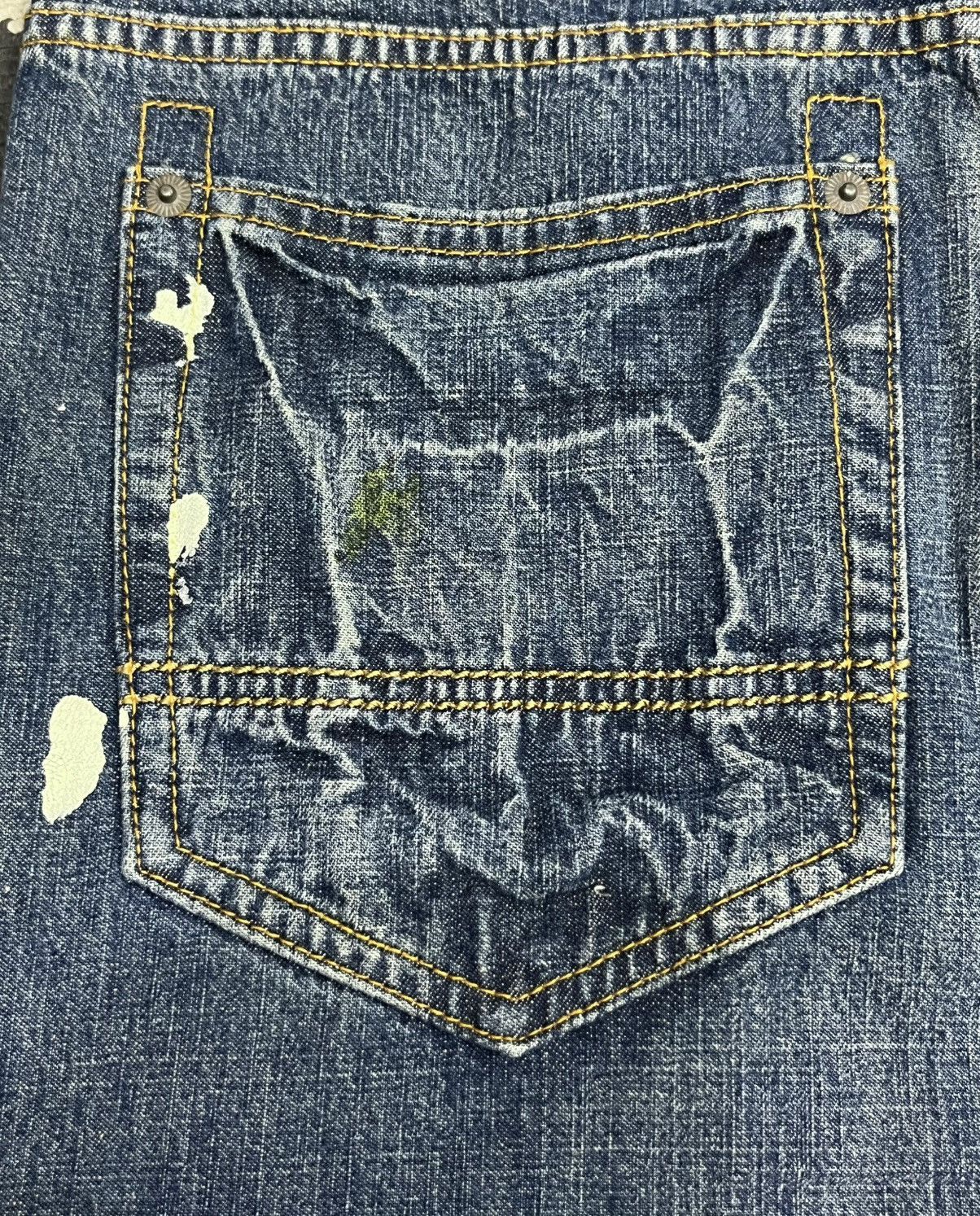 Sugar CUBE SUGAR "Union Made" Distressed Grunge Jeans Size 30" Size US 30 / EU 46 - 6 Thumbnail