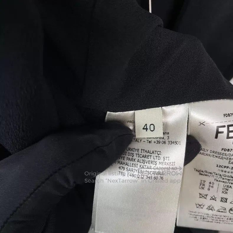 Fendi Fendi Black Dress Size XS / US 0-2 / IT 36-38 - 5 Thumbnail