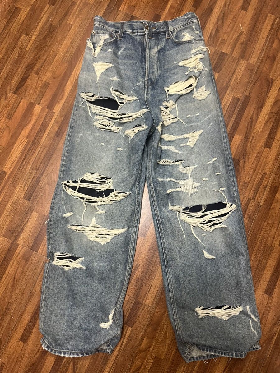 Balenciaga Balenciaga 21FW afterworld distressed jeans Size US 29 - 1 Thumbnail