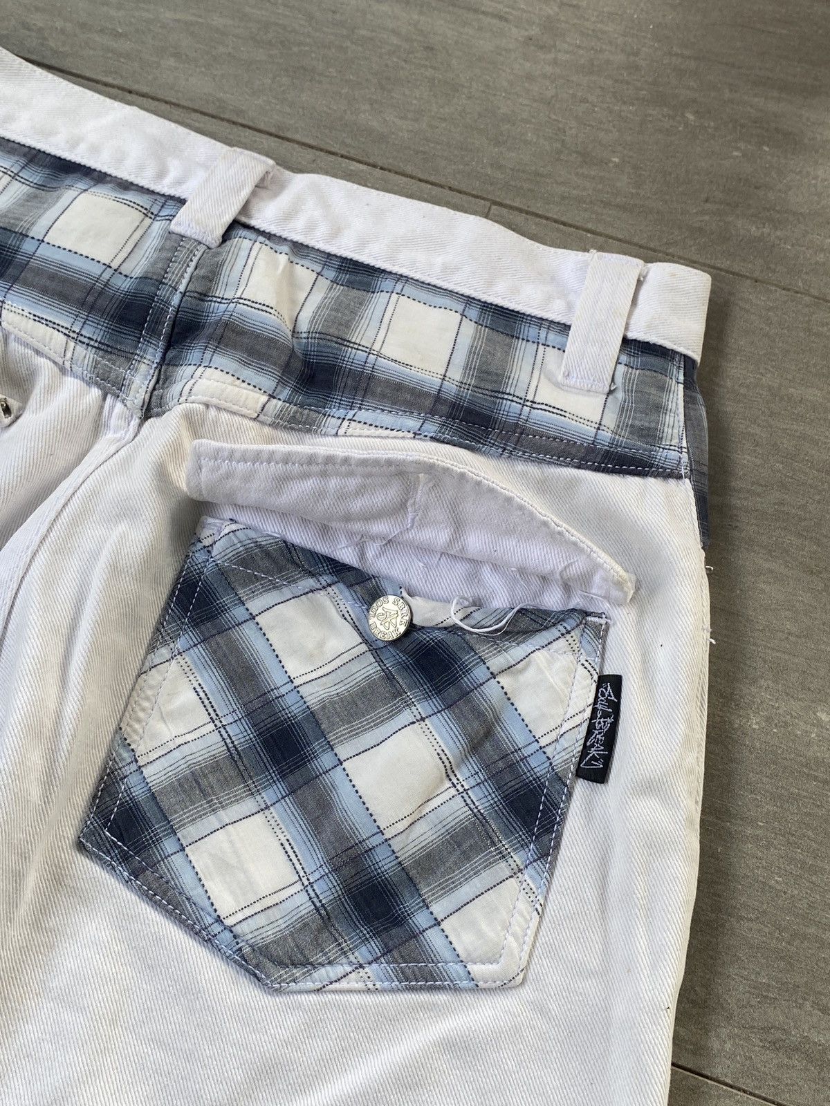 Japanese Brand 🔥BINDING NOW🔥Baggy Soul SBRK White Denim Size US 30 / EU 46 - 10 Thumbnail