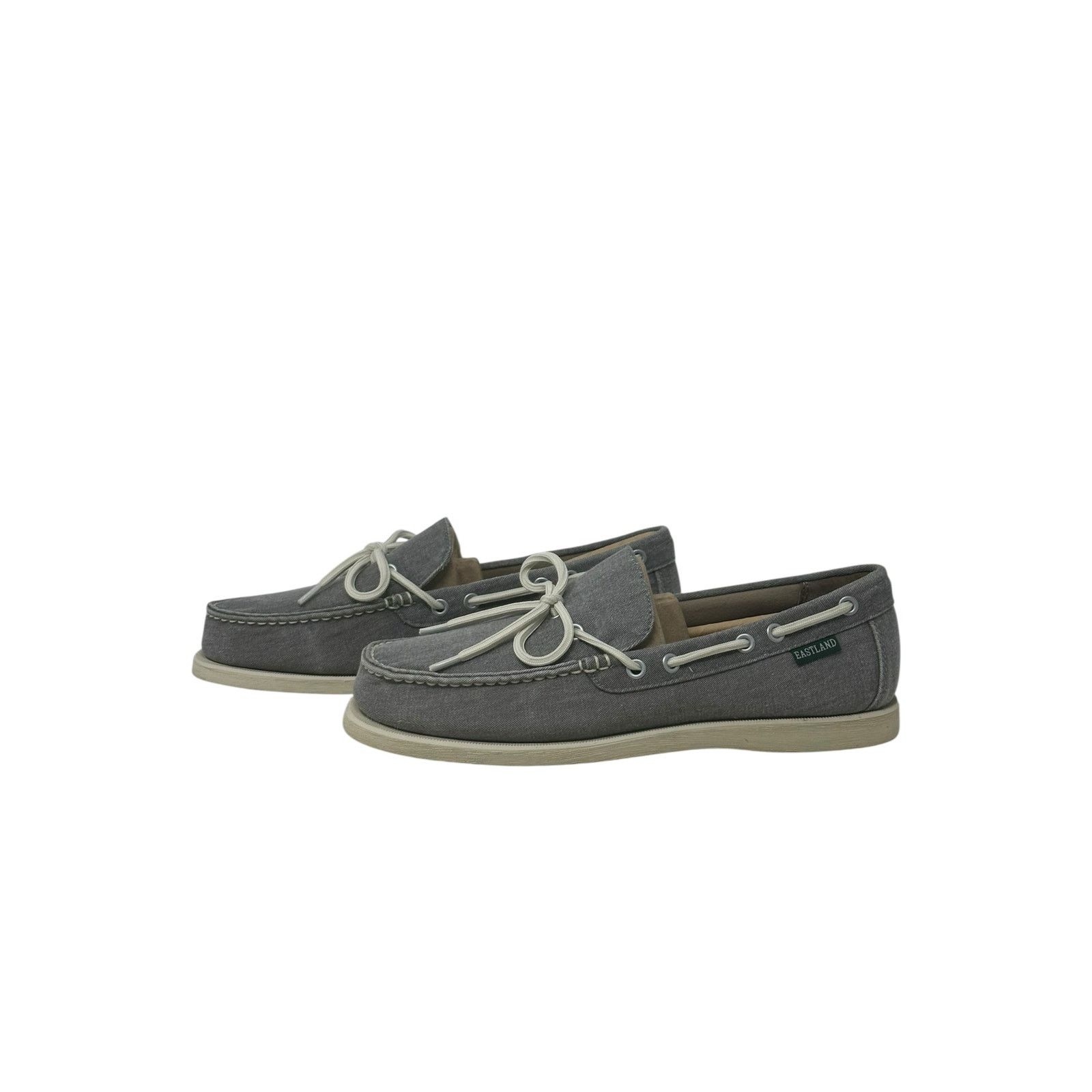 Eastland Eastland Men's Grey Yarmouth Canvas Boat Shoes 8D Size US 8 / EU 41 - 18 Thumbnail