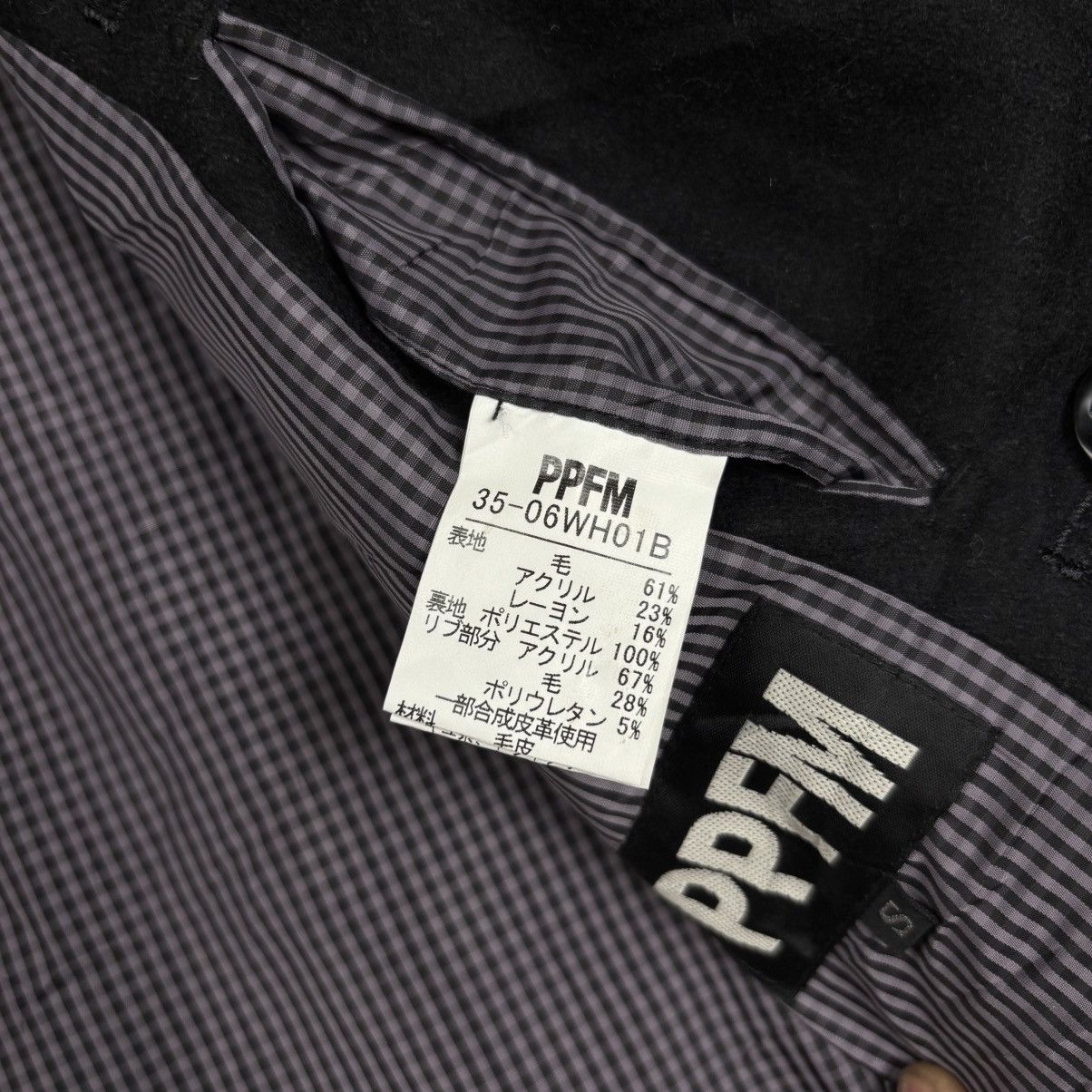 14th Addiction 2000s PPFM - Fur Hoodie Waist Pocket Napoleon Jacket Size US S / EU 44-46 / 1 - 14 Thumbnail