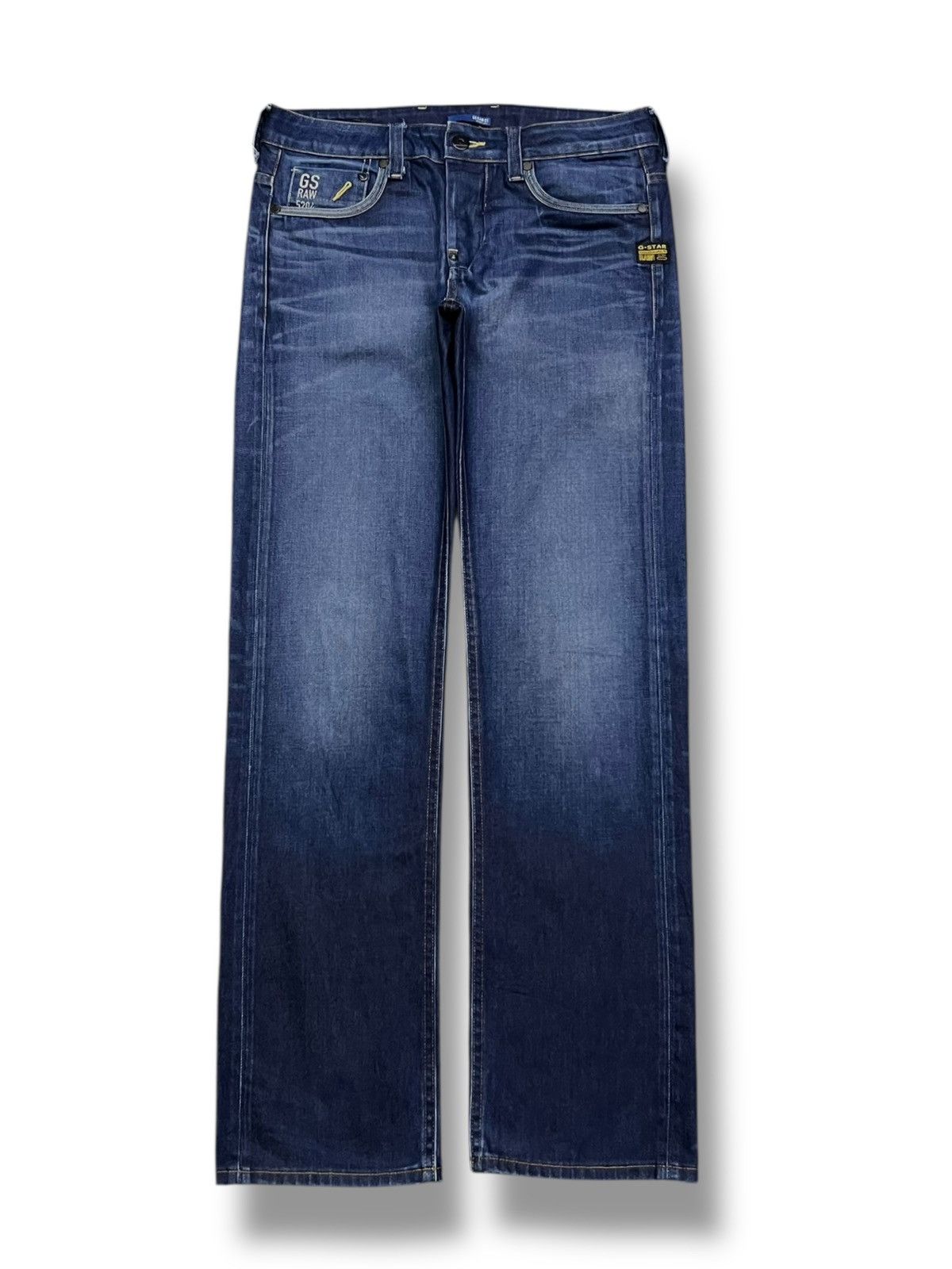 G-Star Vintage G-Star Raw Denim - Faded Wash, Honeycomb Denim Size US 32 / EU 48 - 2 Thumbnail