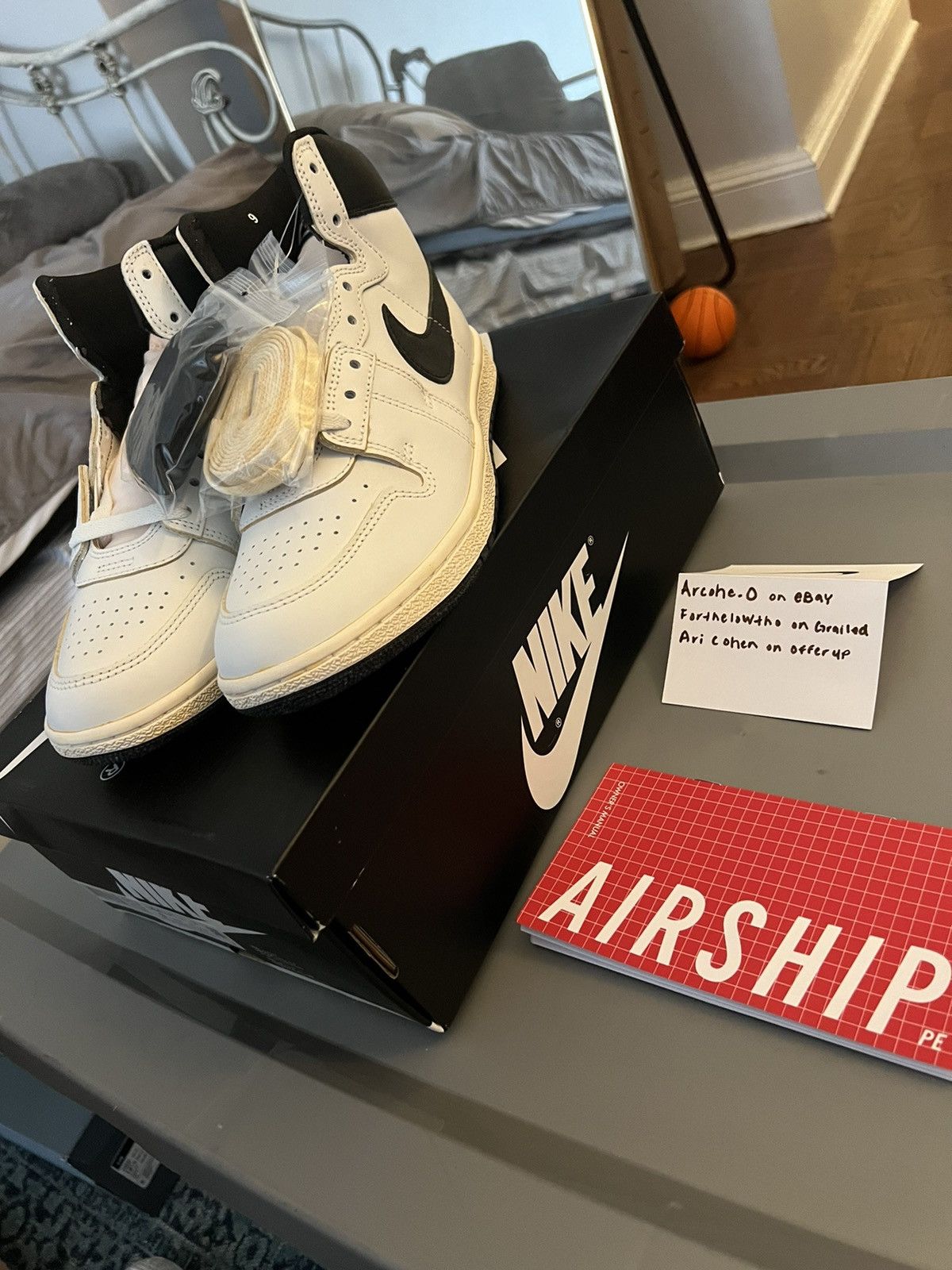 Jordan Brand A Ma Maniere Jordan 1 air ship size 9 Size US 9 / EU 42 - 1 Thumbnail