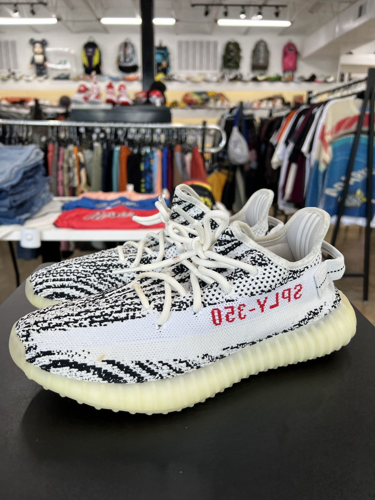 Yeezy zebra grailed clearance