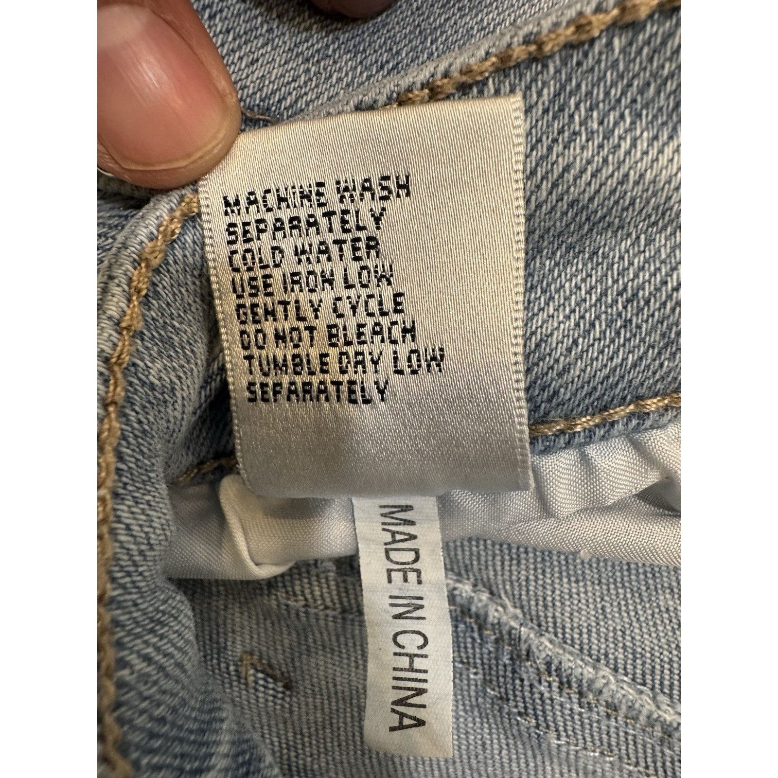 United Bamboo Bamboo Og Denim Skinny Jeans Jr Size 11 Distressed Raw Hem Size 28" / US 6 / IT 42 - 14 Thumbnail