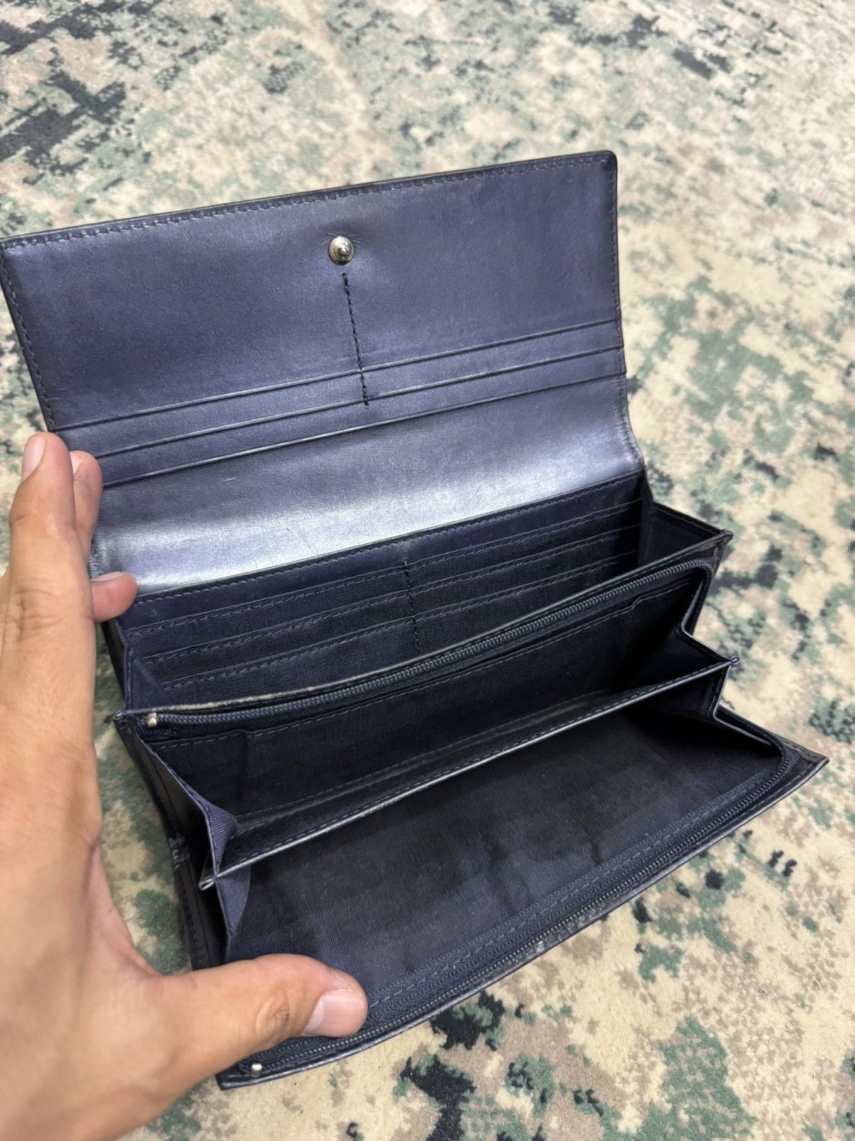 Patrick Cox PATRICK COX LONG WALLET PURSE METAL EMBLEM Size ONE SIZE - 7 Thumbnail