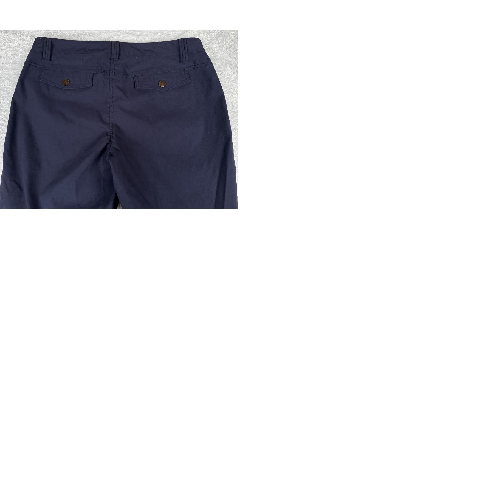 Athleta Athleta Pants Womens 10 Blue Flare Bootcut Nylon Blend Low Zip Pockets 32x34 Shoes? Size 32" / US 10 / IT 46 - 10 Thumbnail