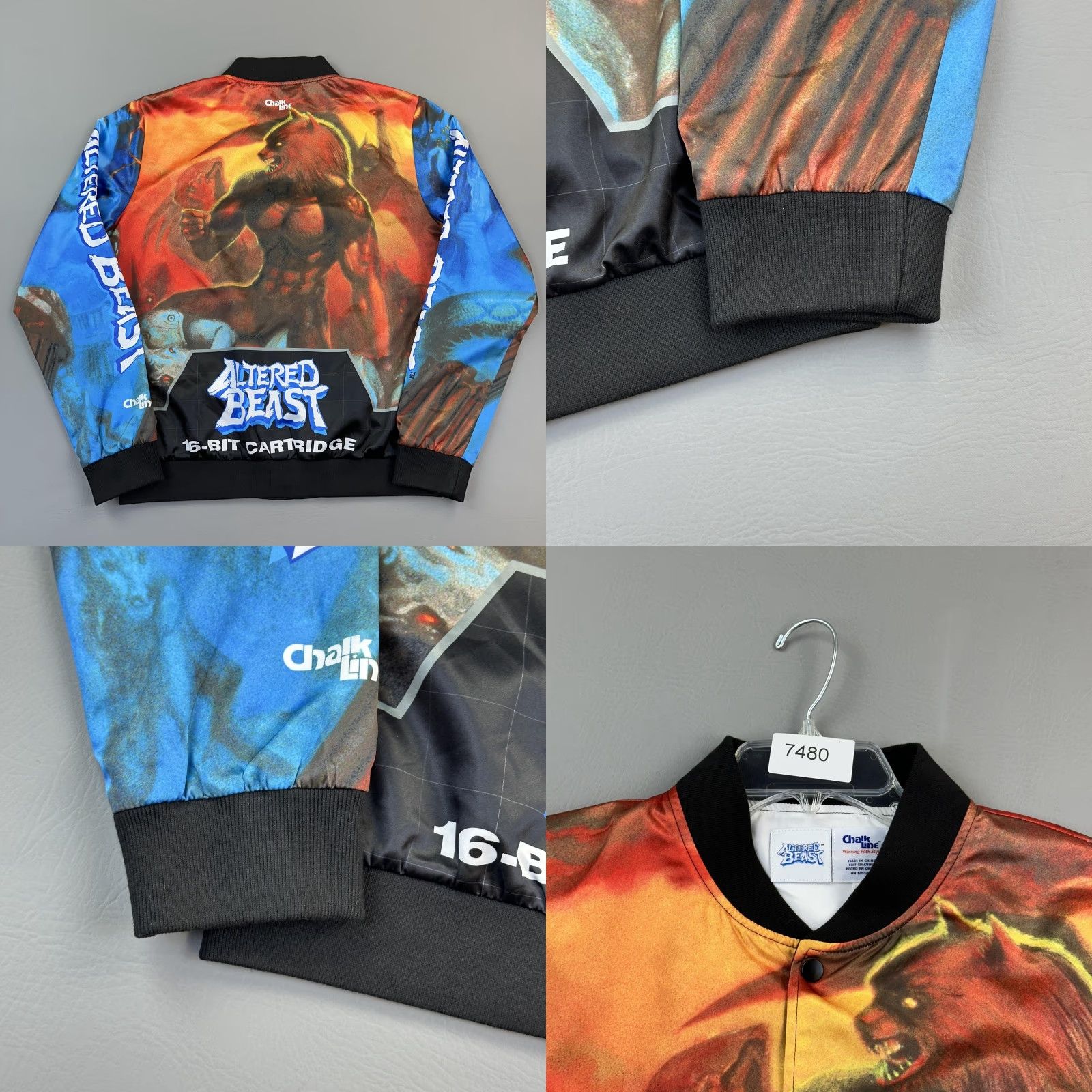 Chalk Line Chalk Line Altered Beast Jacket Mens Medium Satin Retro Fanimation Bomber Sega Shirt Size US M / EU 48-50 / 2 - 9 Thumbnail