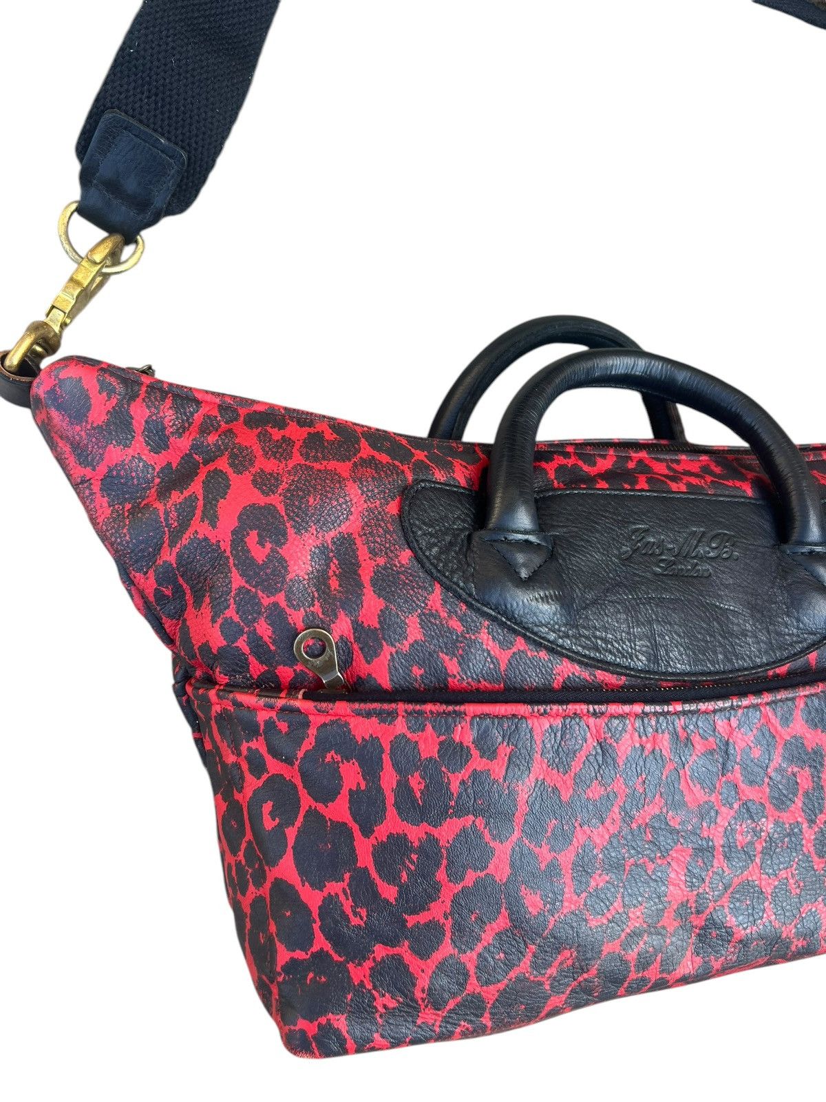 Jas MB Jas - M.B. London Patina Leather Camouflage 2 Way Bag Size ONE SIZE - 10 Thumbnail