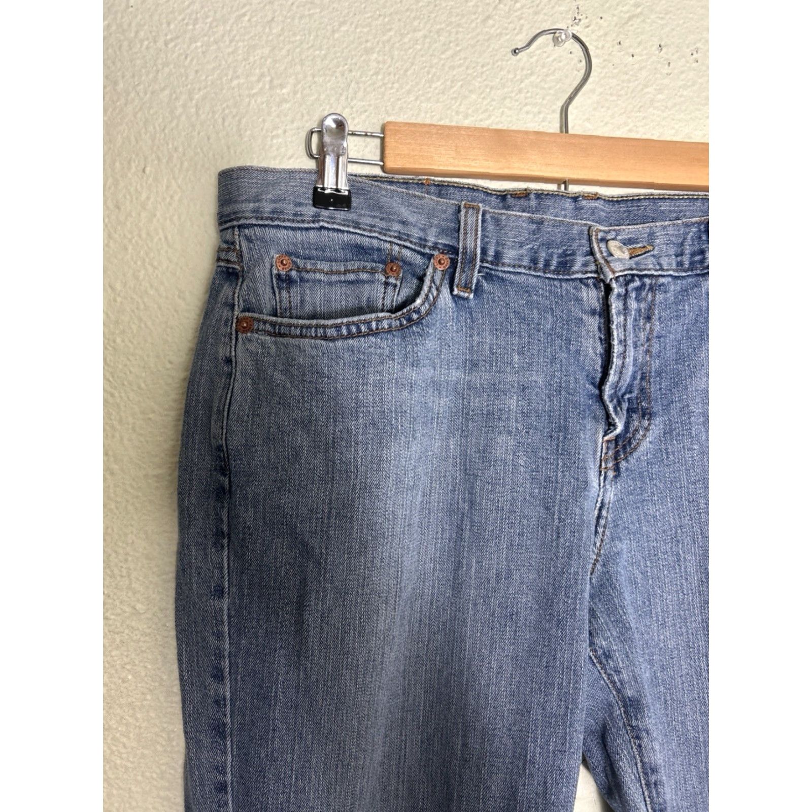Lucky Brand Lucky Brand Jeans Women 14 Medium Wash Mid Rise Flare 34X32 Blue Size 36" / US 14 / IT 50 - 4 Thumbnail