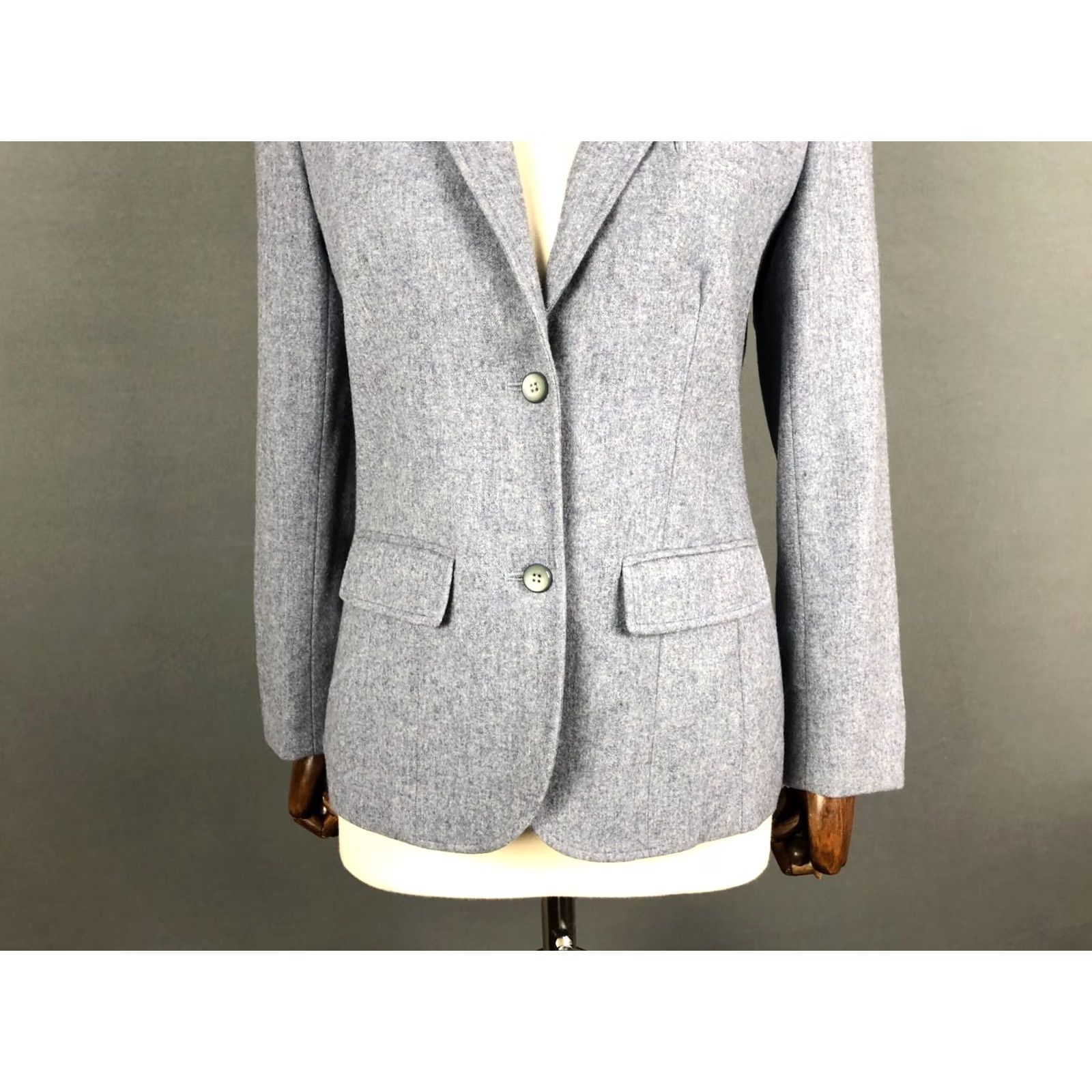 Pendleton Pendleton Jacket Womens 8 Gray Women Blazer Size Pure Virgin Wool Single Breasted Size M / US 6-8 / IT 42-44 - 6 Thumbnail