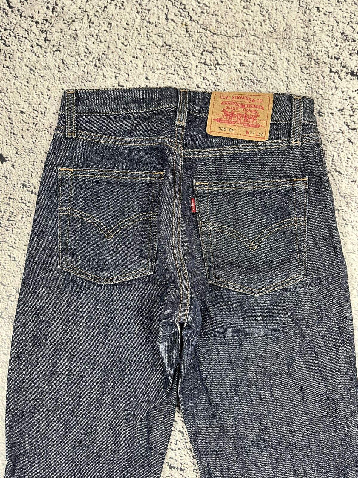 Levi's Vintage Levi’s 525 Bootcut Denim Jeans Dark Wash W27 Size 27" / US 4 / IT 40 - 3 Thumbnail