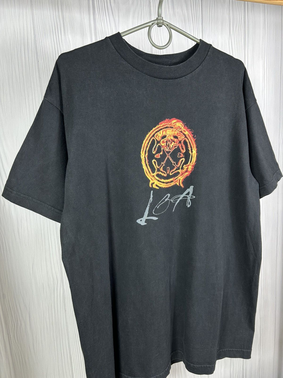 Band Tees Vintage 90s Life Of Agony LOA Band Fire T-Shirt Size L USA Size US L / EU 52-54 / 3 - 3 Thumbnail