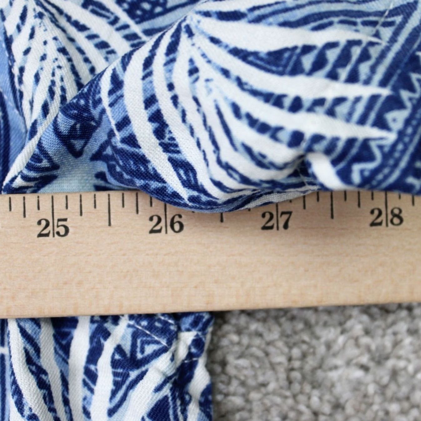 Nat Nast Nat Nast Shirt Mens 2XL Blue/White Floral Silk/Cotton Hawaiian Short Sleeve Button-Up Shirt Size US XXL / EU 58 / 5 - 7 Thumbnail