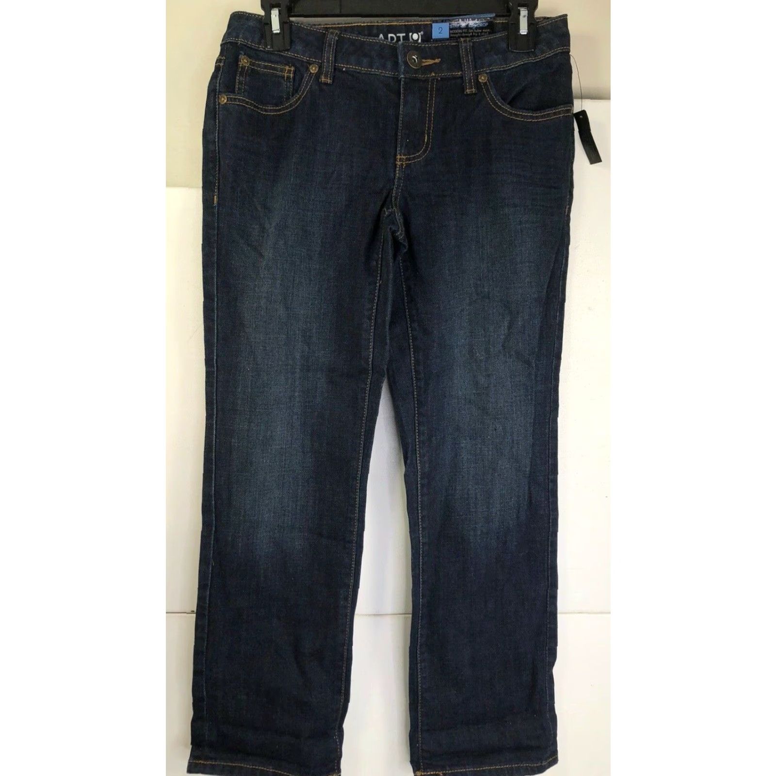 Apt. 9 Apt. 9 Jeans Crop Straight Leg Blue 2 Women Modern Cropped Jeans Straight Leg Crop Sz.2 Womens Size 26" / US 2 / IT 38 - 3 Thumbnail