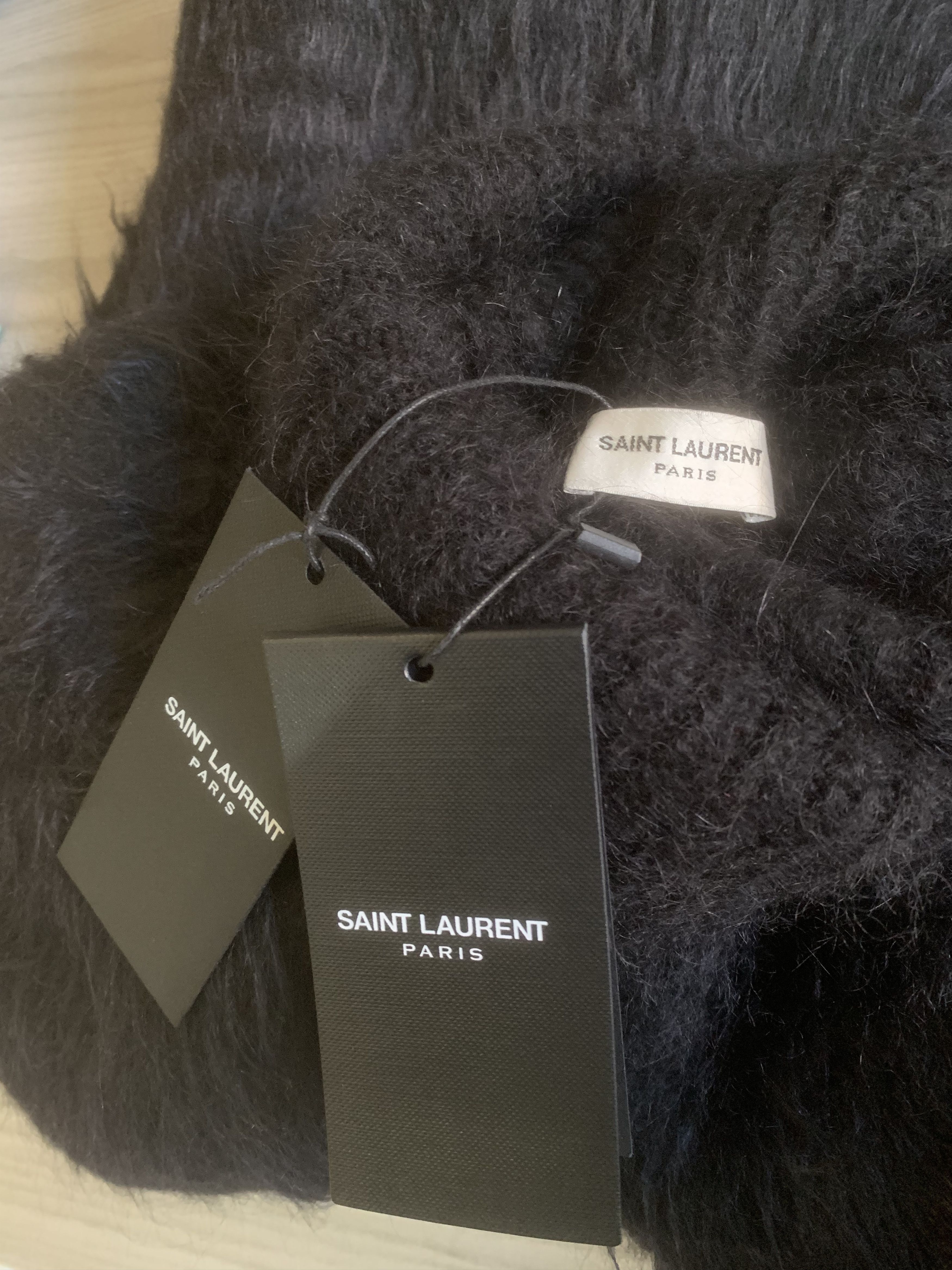 Saint Laurent Paris Brand new - Saint Laurent black mohair archive sweater Size US XS / EU 42 / 0 - 5 Thumbnail