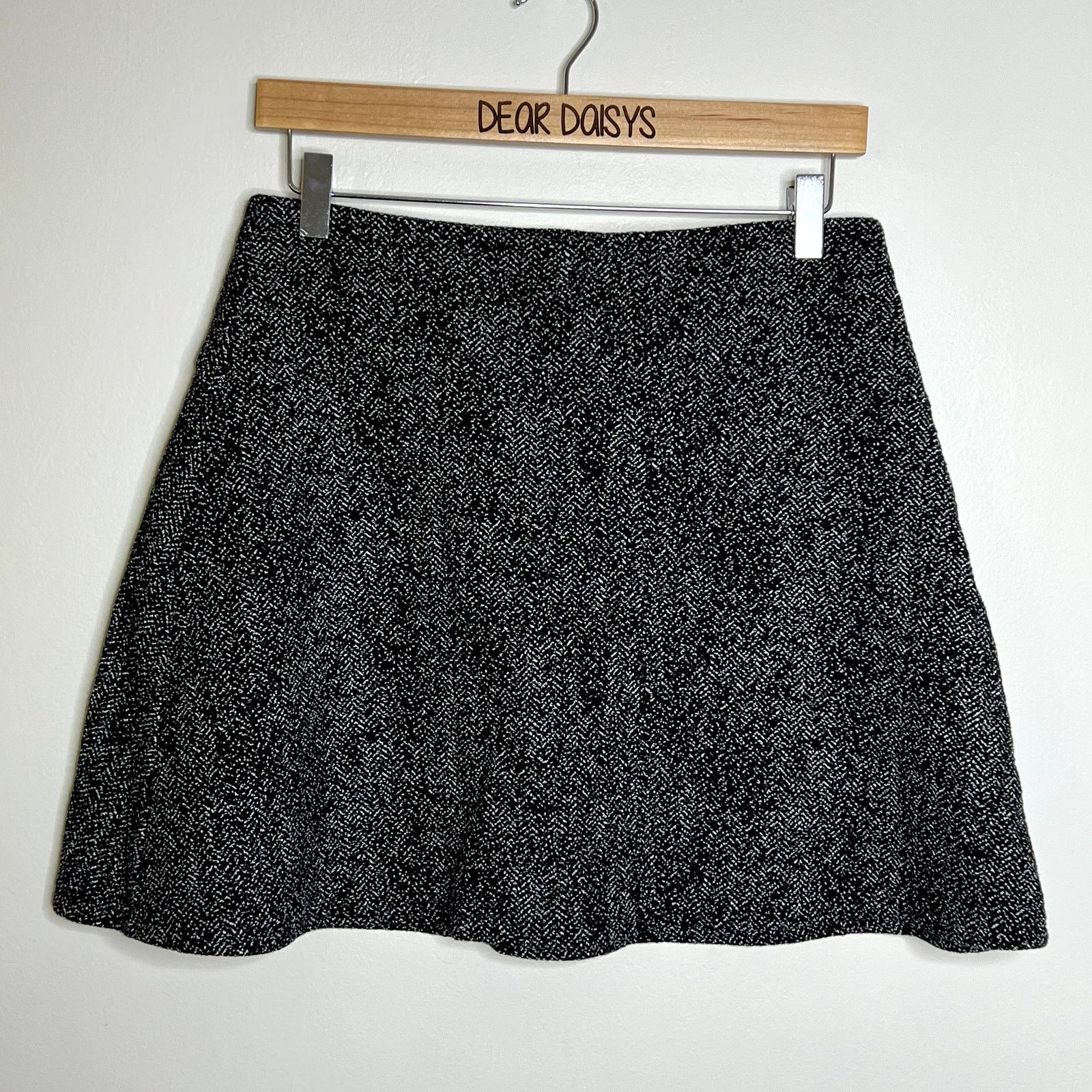 Loft Loft Herringbone Patterned High Waist Skirt Size 27" / US 4 / IT 40 - 2 Thumbnail
