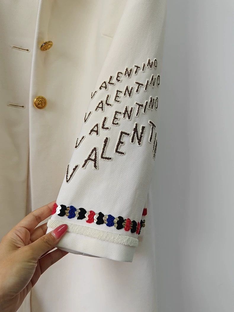 Versace Versace White coat Size XS / US 0-2 / IT 36-38 - 3 Thumbnail