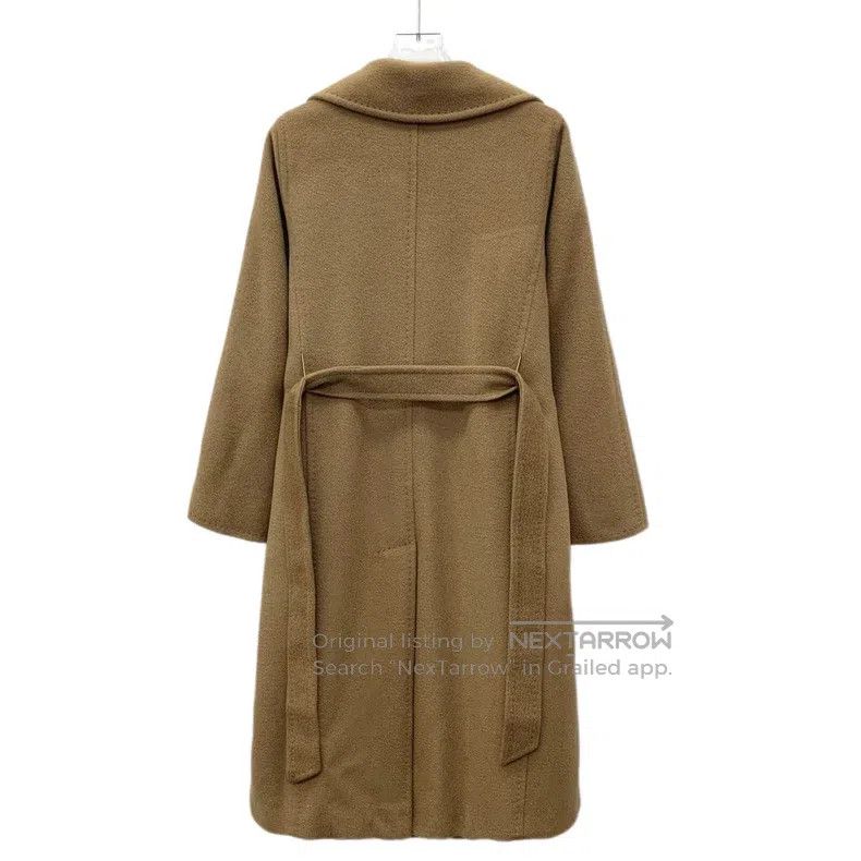 Max Mara Max Mara Brown Camel Hair Reversible Belted Coat Size XS / US 0-2 / IT 36-38 - 2 Thumbnail