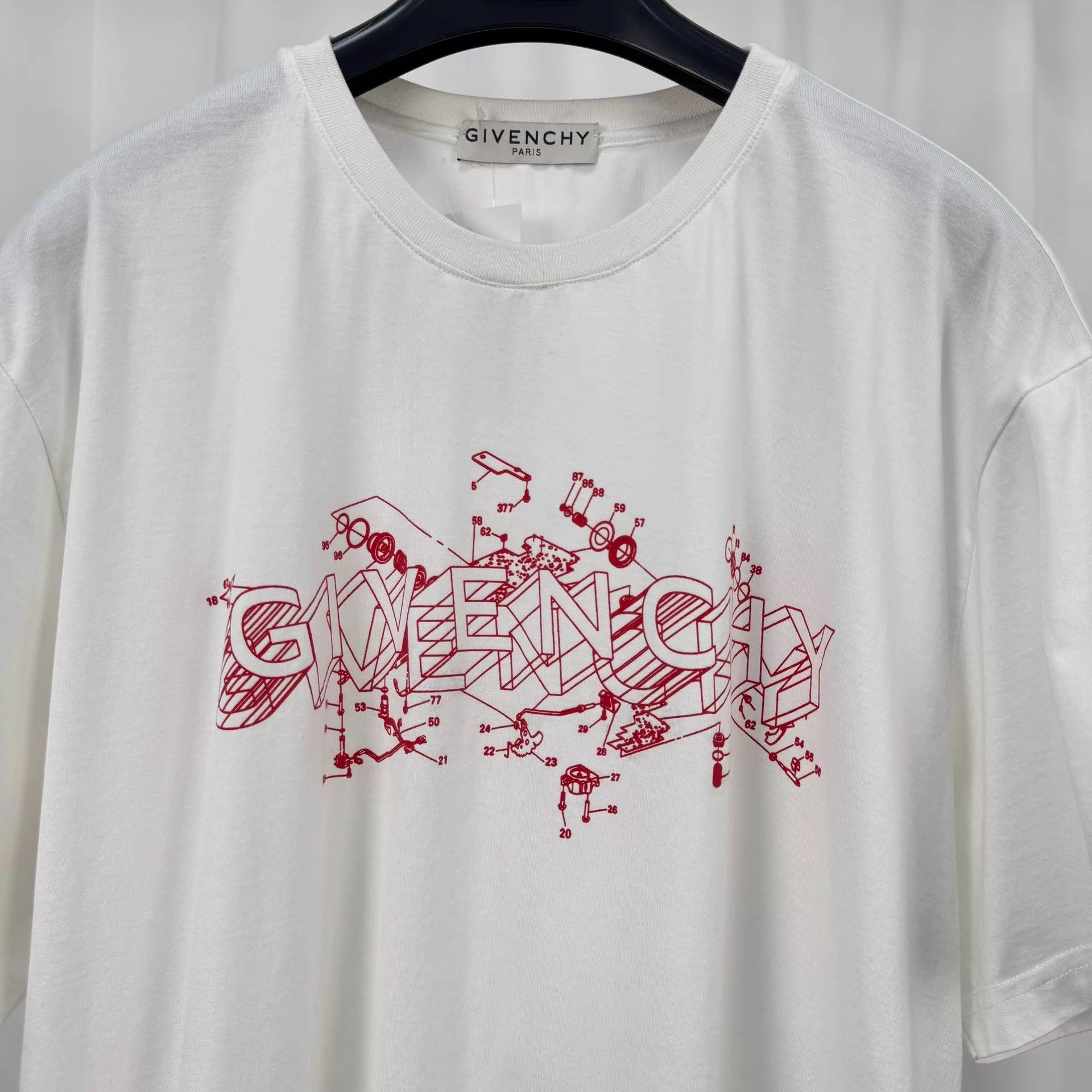 Givenchy Givenchy Logo Print Short Sleeve M 98 New Size US M / EU 48-50 / 2 - 3 Thumbnail