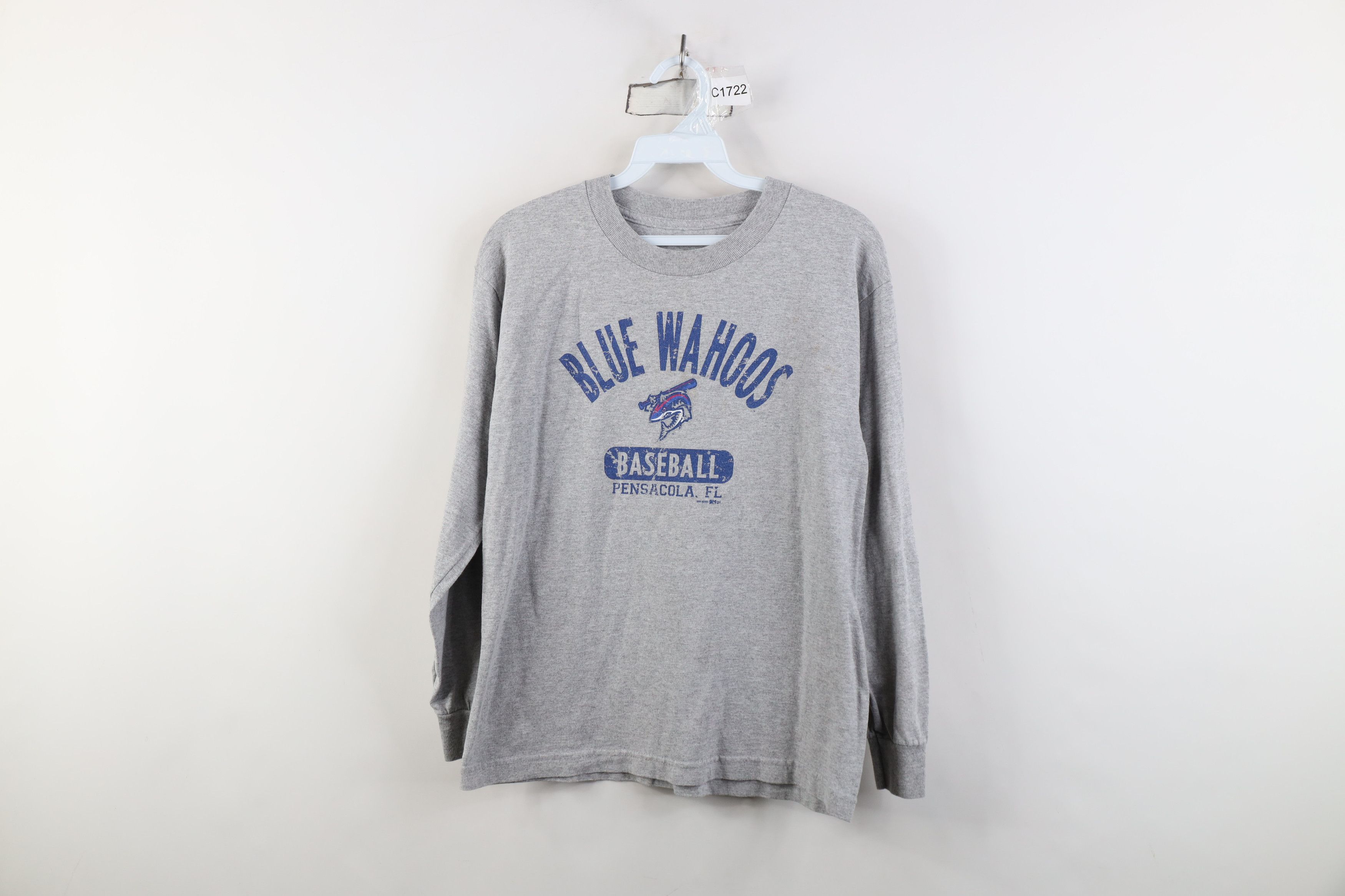 Vintage Vintage Y2K Minor League Baseball Long Sleeve T-Shirt Size S / US 4 / IT 40 - 1 Thumbnail