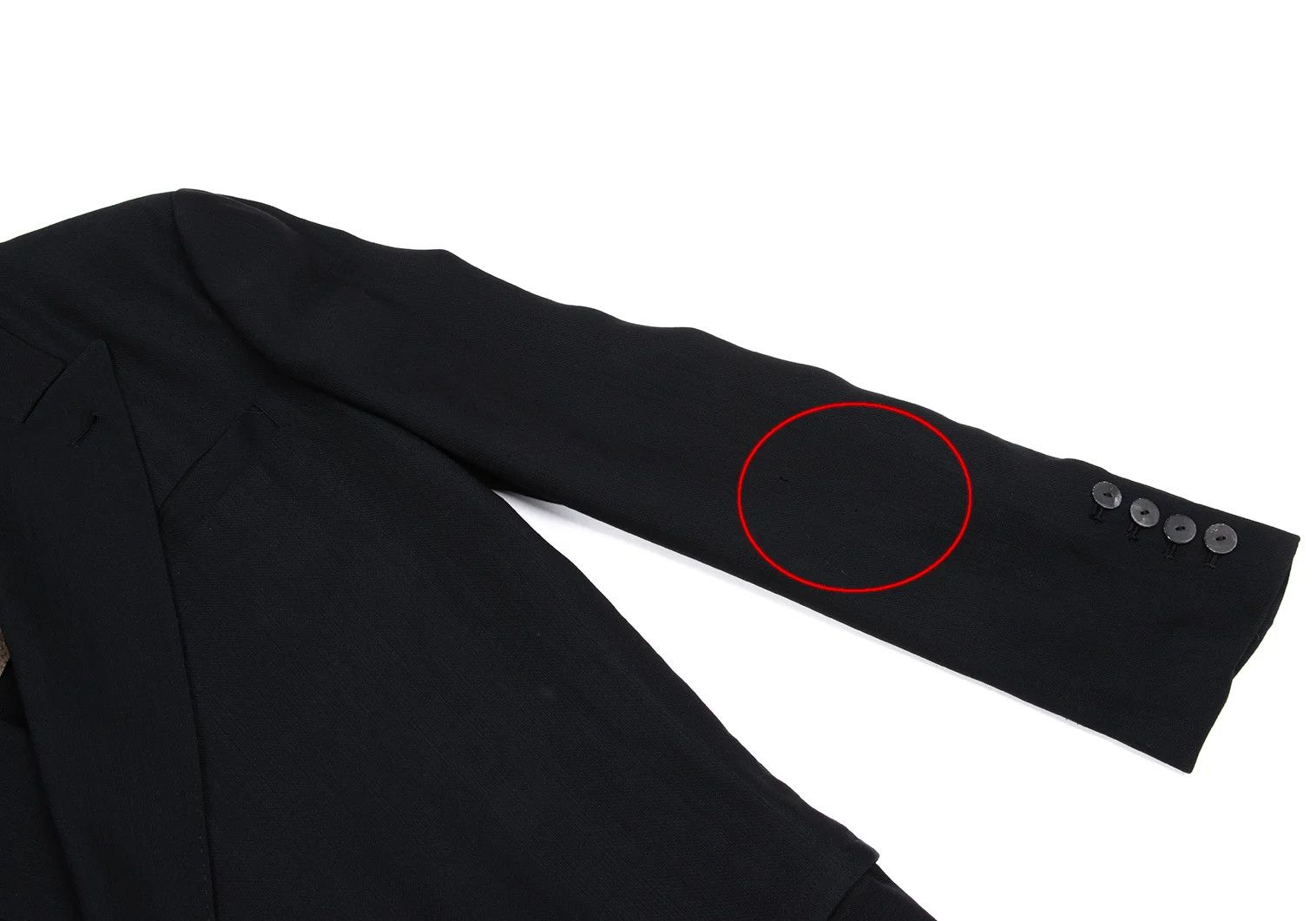 Jean Paul Gaultier Wool Blend Peak Lapel Jacket in Black, Size 48 Size US M / EU 48-50 / 2 - 5 Thumbnail