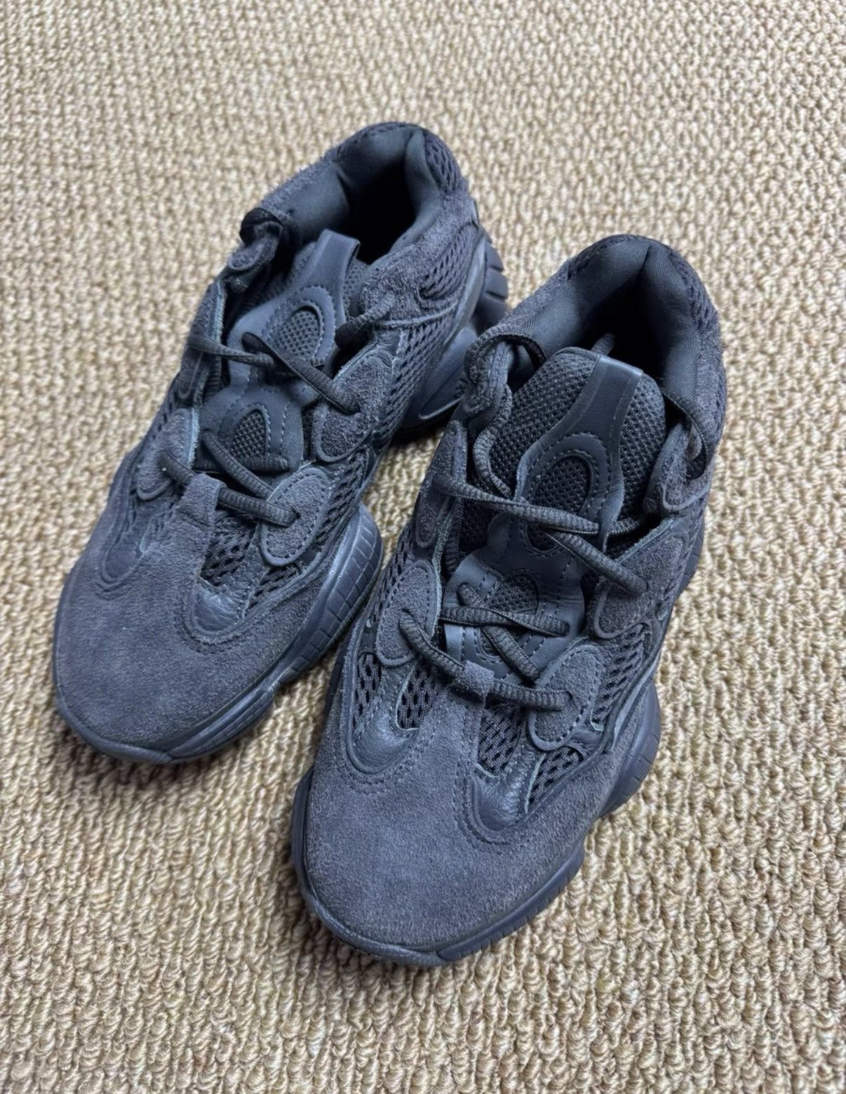 Adidas Adidas Yeezy 500 Utility Black F36640-2020 K37 Size US 7 / IT 37 - 1 Thumbnail