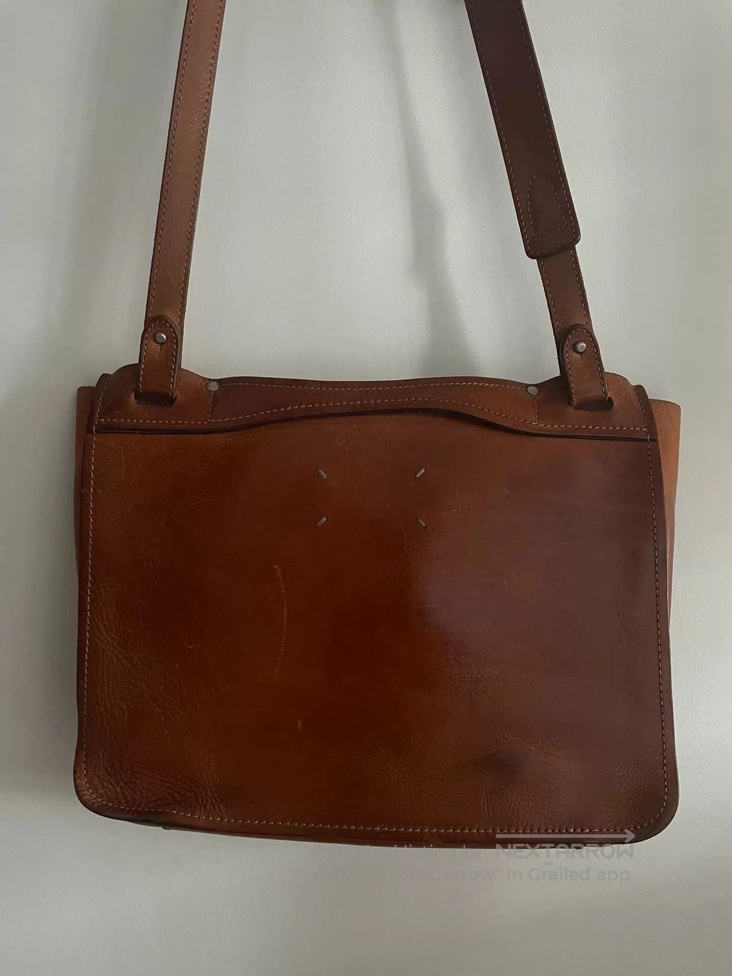 Maison Margiela maison margiela brown leather shoulder bag. Size ONE SIZE - 4 Thumbnail