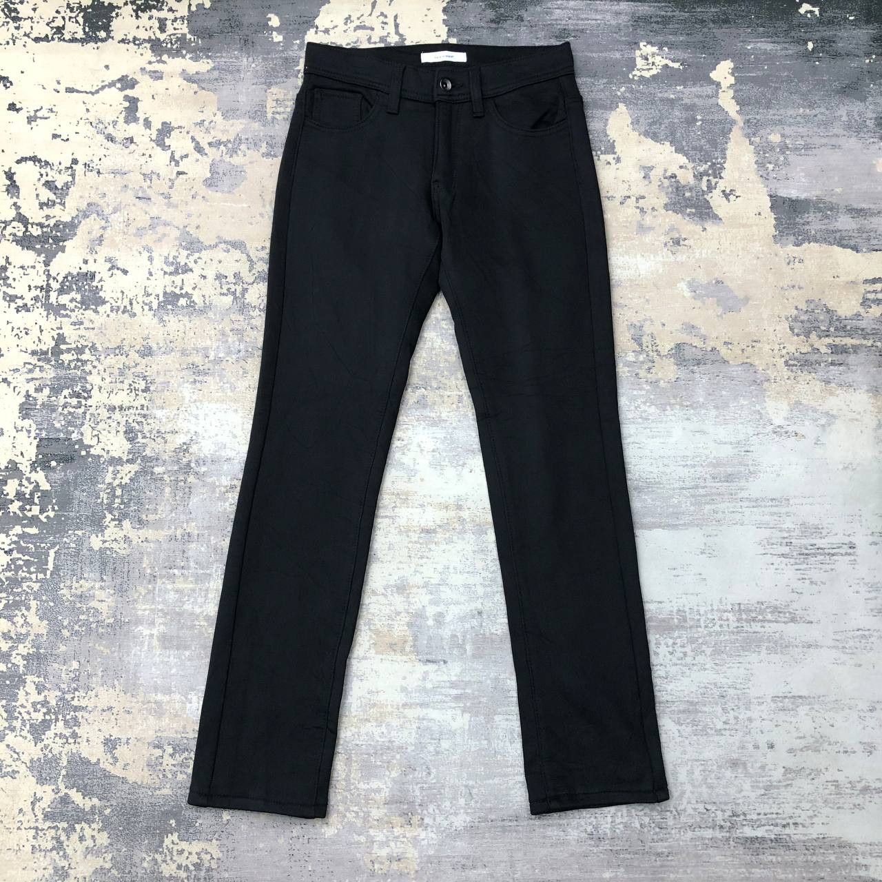 Japanese Brand P565 BACK NUMBER SKINNY JAPAN PANTS Size US 28 / EU 44 - 1 Thumbnail