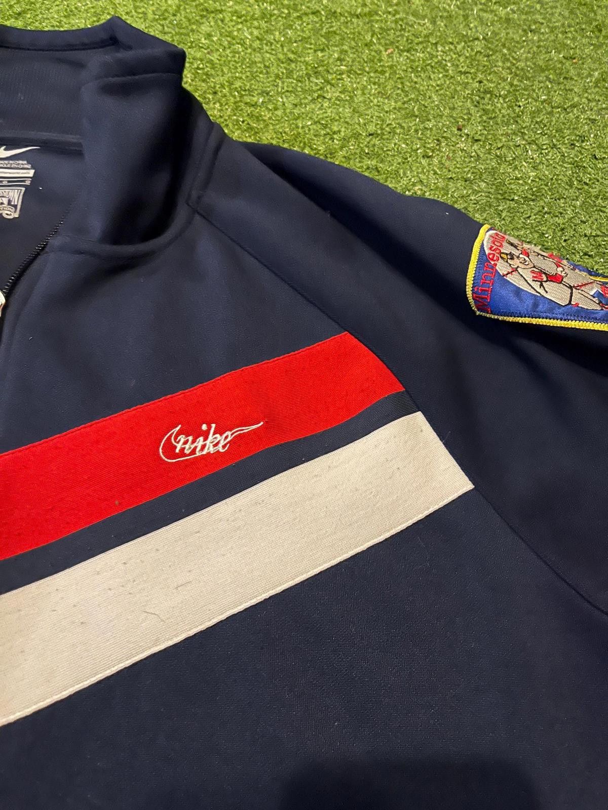 Nike Nike Twins Track Jacket Navy Blue Red White Size ONE SIZE - 3 Thumbnail