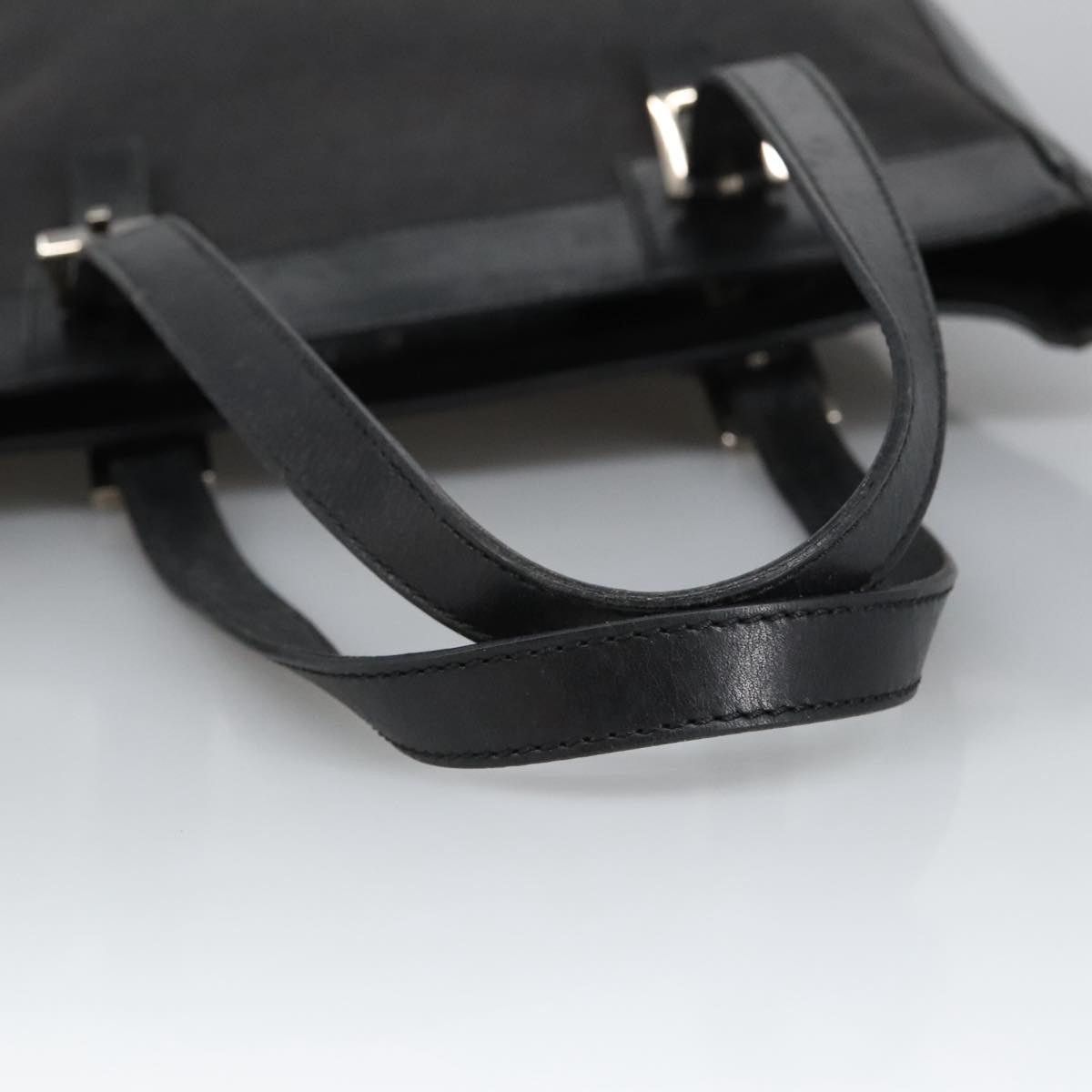 Celine CELINE C Macadam Canvas Shoulder Bag Black Size ONE SIZE - 7 Thumbnail