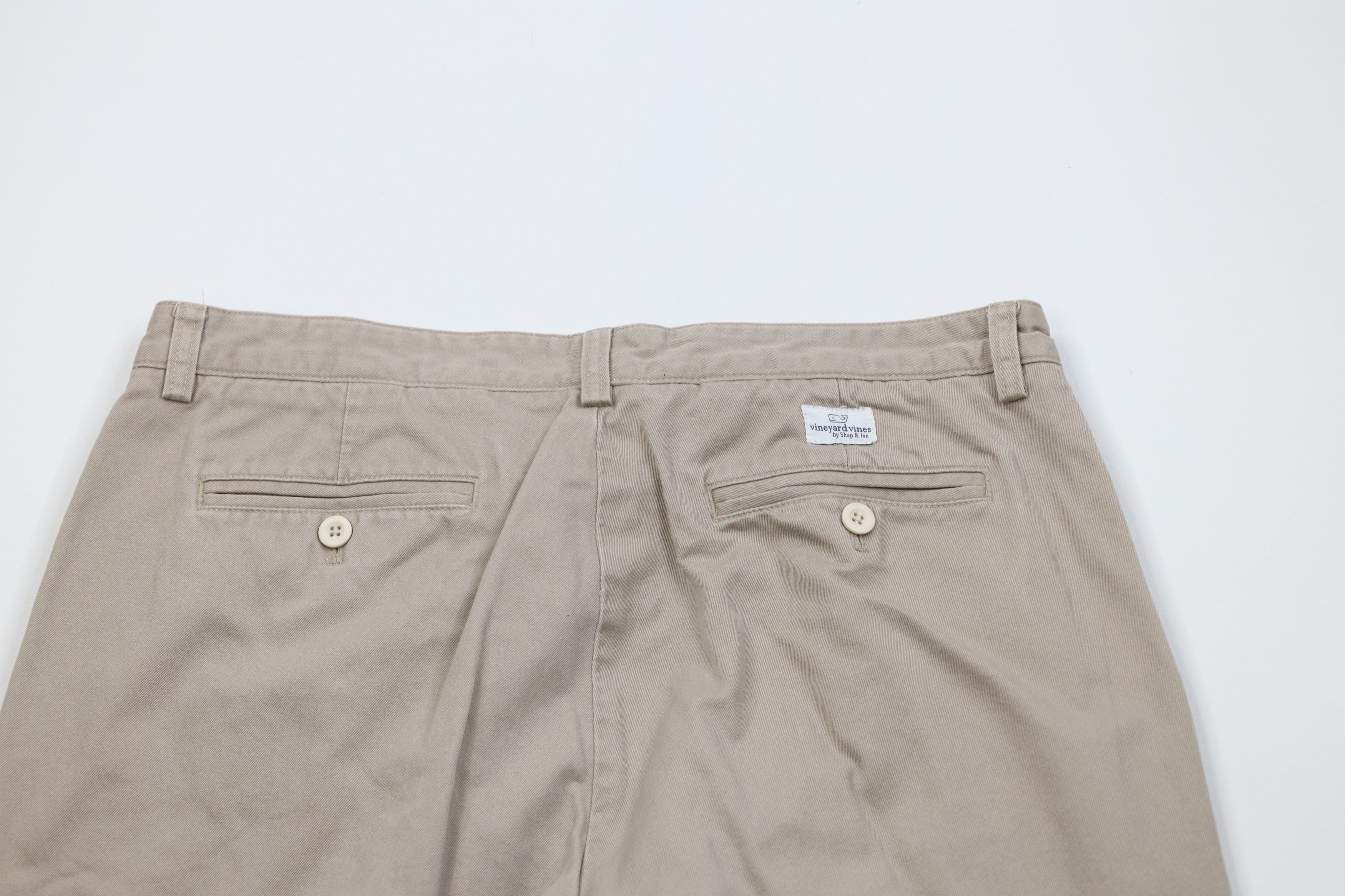 Vineyard Vines Vineyard Vines Club Straight Leg Chino Pants Beige Cotton Size US 34 / EU 50 - 10 Thumbnail