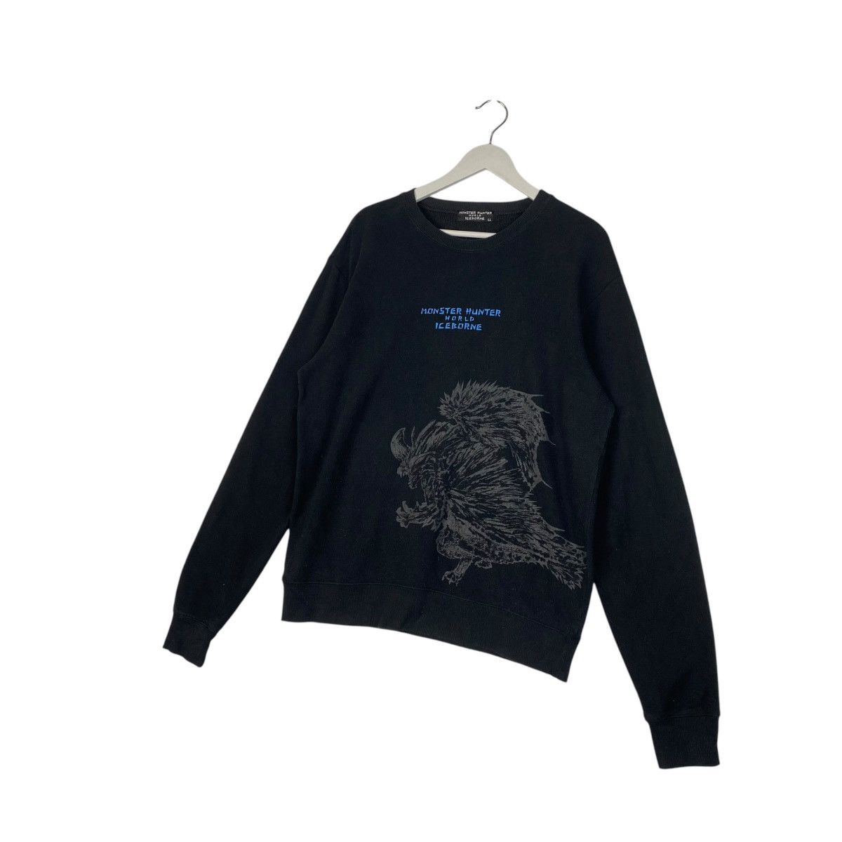 Vintage Vintage Monster Hunter Embroidered Crewneck Sweatshirt Black Size US L / EU 52-54 / 3 - 2 Thumbnail