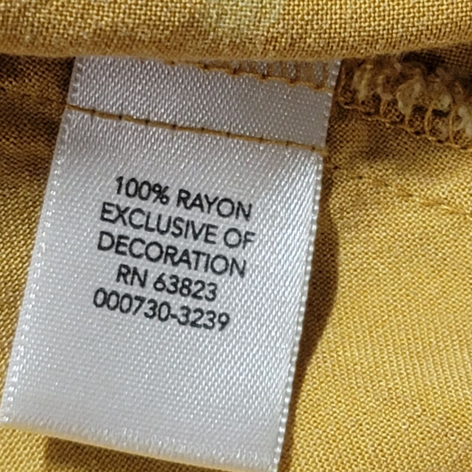 Other Christopher & Banks Gold Yellow Polka Dot Frayed Neck Top XL Size XL / US 12-14 / IT 48-50 - 7 Thumbnail
