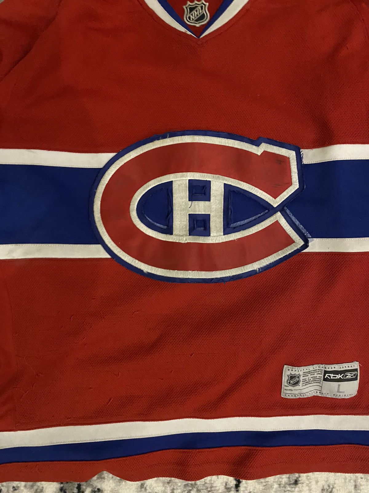 NHL × Reebok × Vintage Reebok Montreal Canadiens Red NHL Hockey Jersey #91 Size US L / EU 52-54 / 3 - 6 Thumbnail