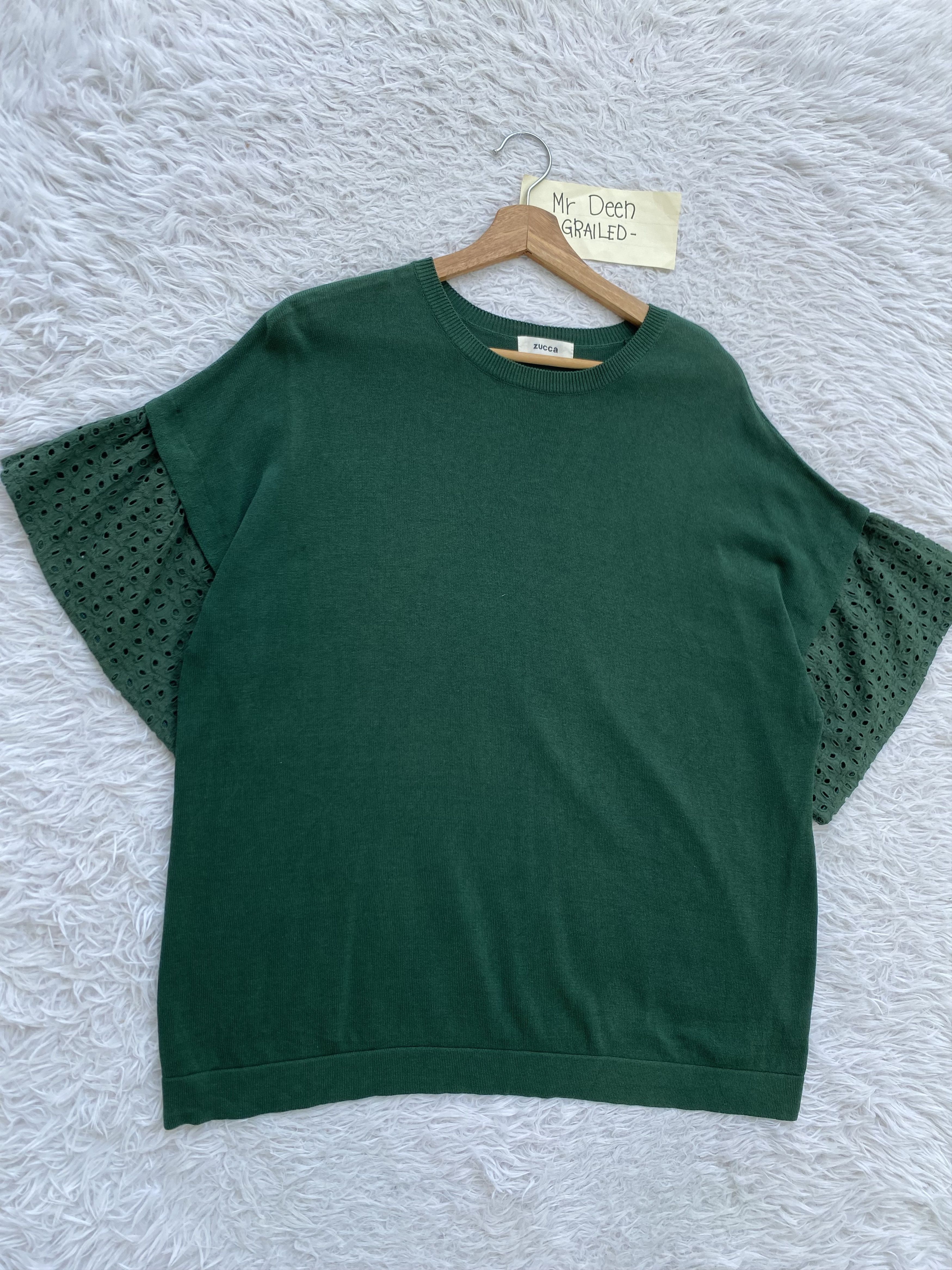 Issey Miyake Rare ZUCCA by Issey Miyake Green Shirt Size M / US 6-8 / IT 42-44 - 2 Thumbnail