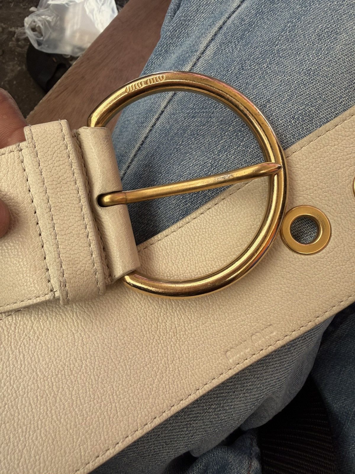 Miu Miu Miu Miu belt Size ONE SIZE - 9 Thumbnail